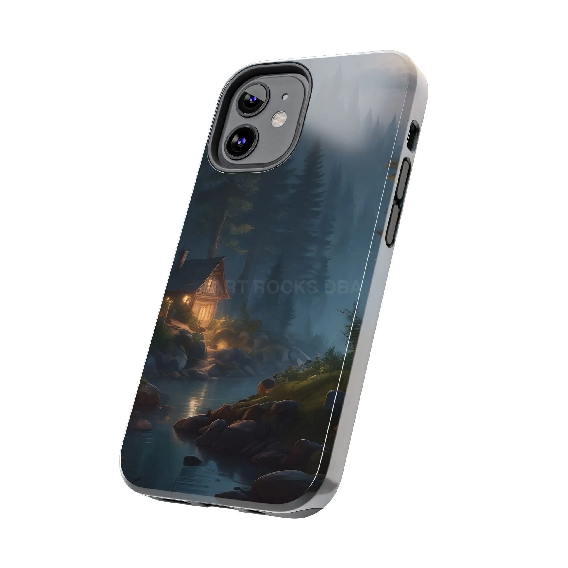 Cabin In The Woods Tough Phone Cases - Adventure Ready Gift for Hikers Forest Lovers Cozy Vibe - Phone Case
