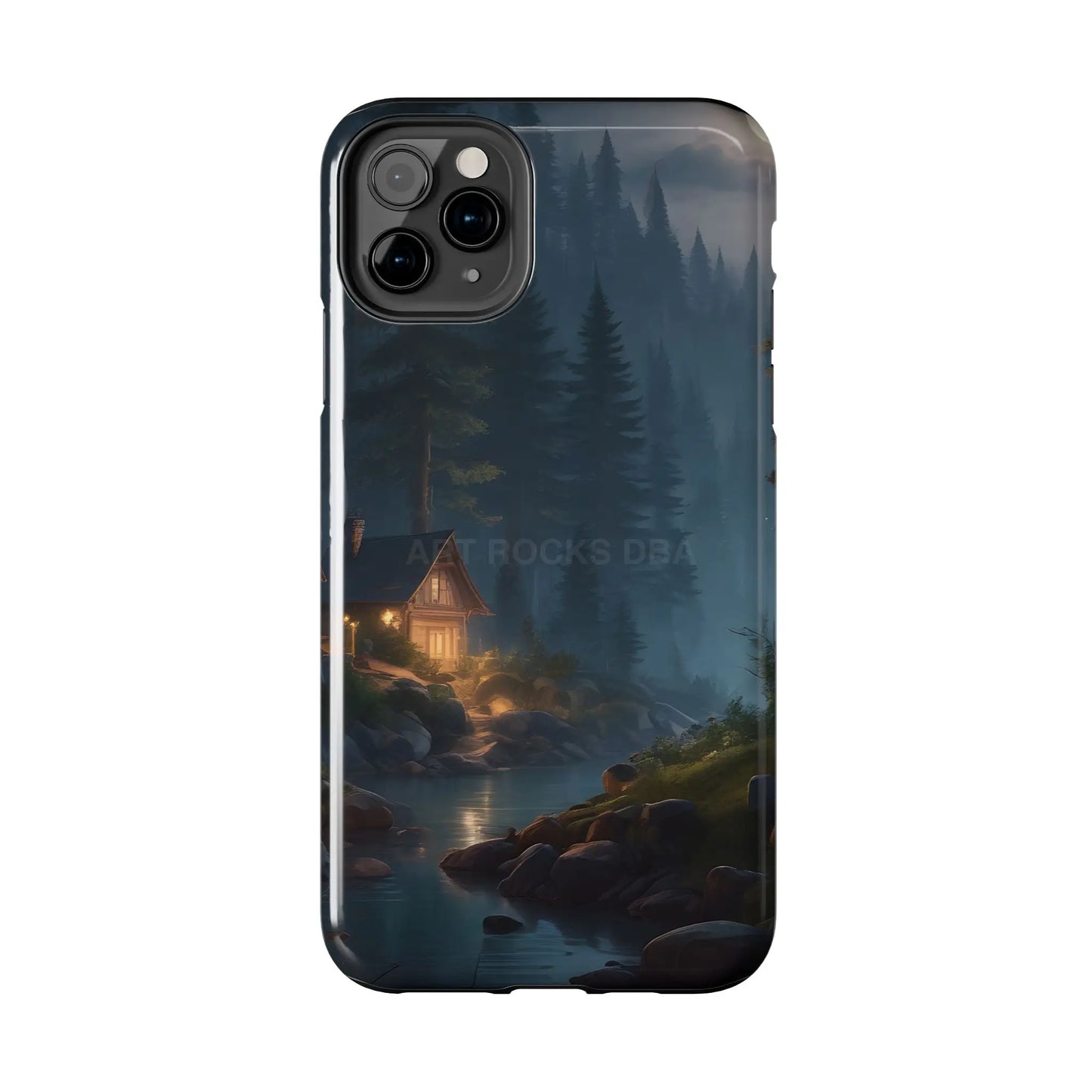Cabin In The Woods Tough Phone Cases - Adventure Ready Gift for Hikers Forest Lovers Cozy Vibe - Phone Case