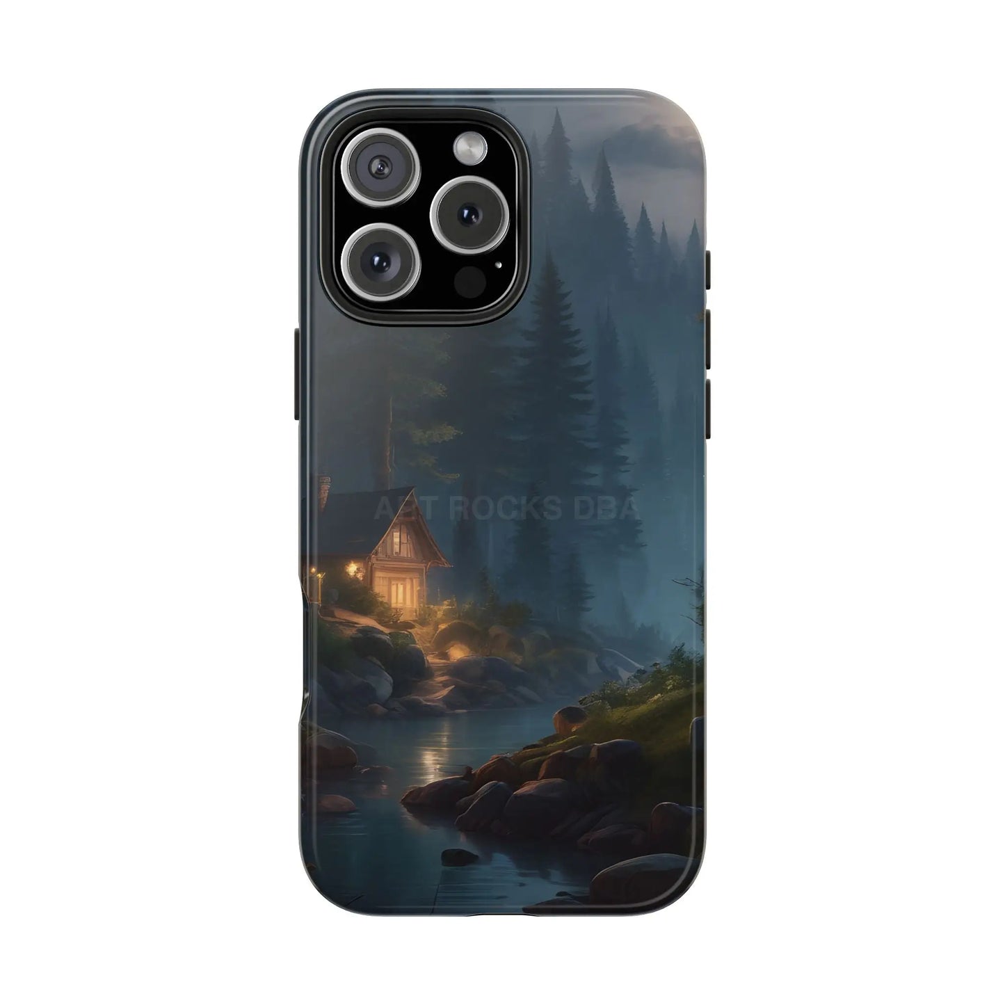 Cabin In The Woods Tough Phone Cases - Adventure Ready Gift for Hikers Forest Lovers Cozy Vibe - iPhone 16 Pro Max
