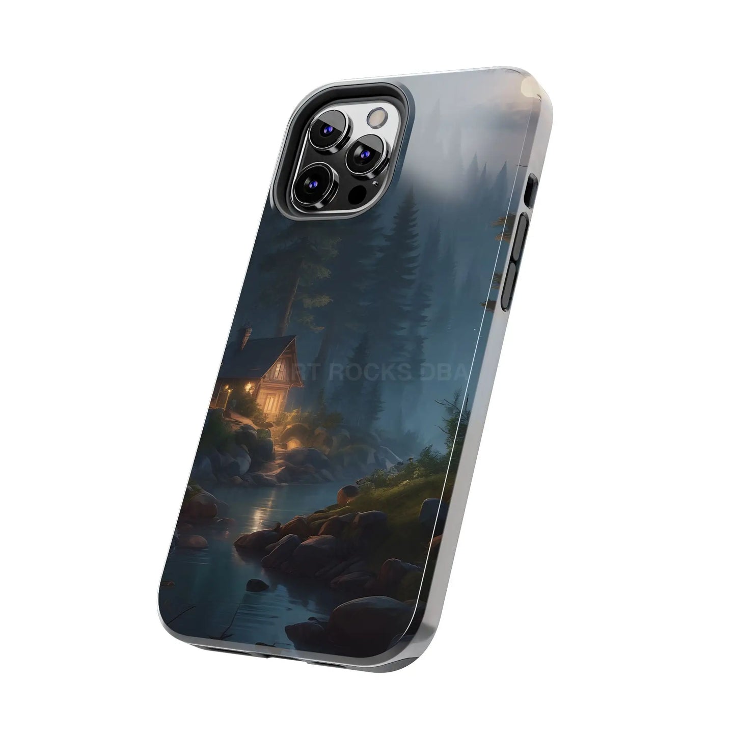 Cabin In The Woods Tough Phone Cases - Adventure Ready Gift for Hikers Forest Lovers Cozy Vibe - Phone Case