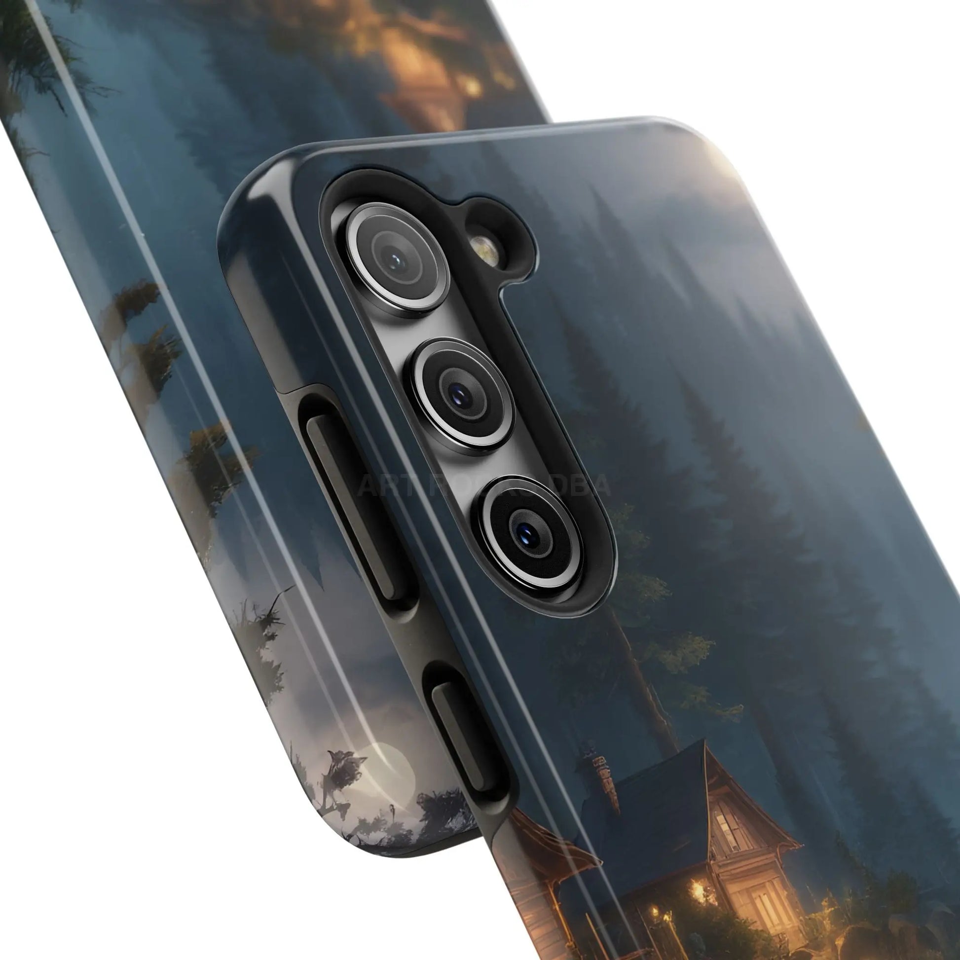 Cabin In The Woods Tough Phone Cases - Adventure Ready Gift for Hikers Forest Lovers Cozy Vibe - Phone Case