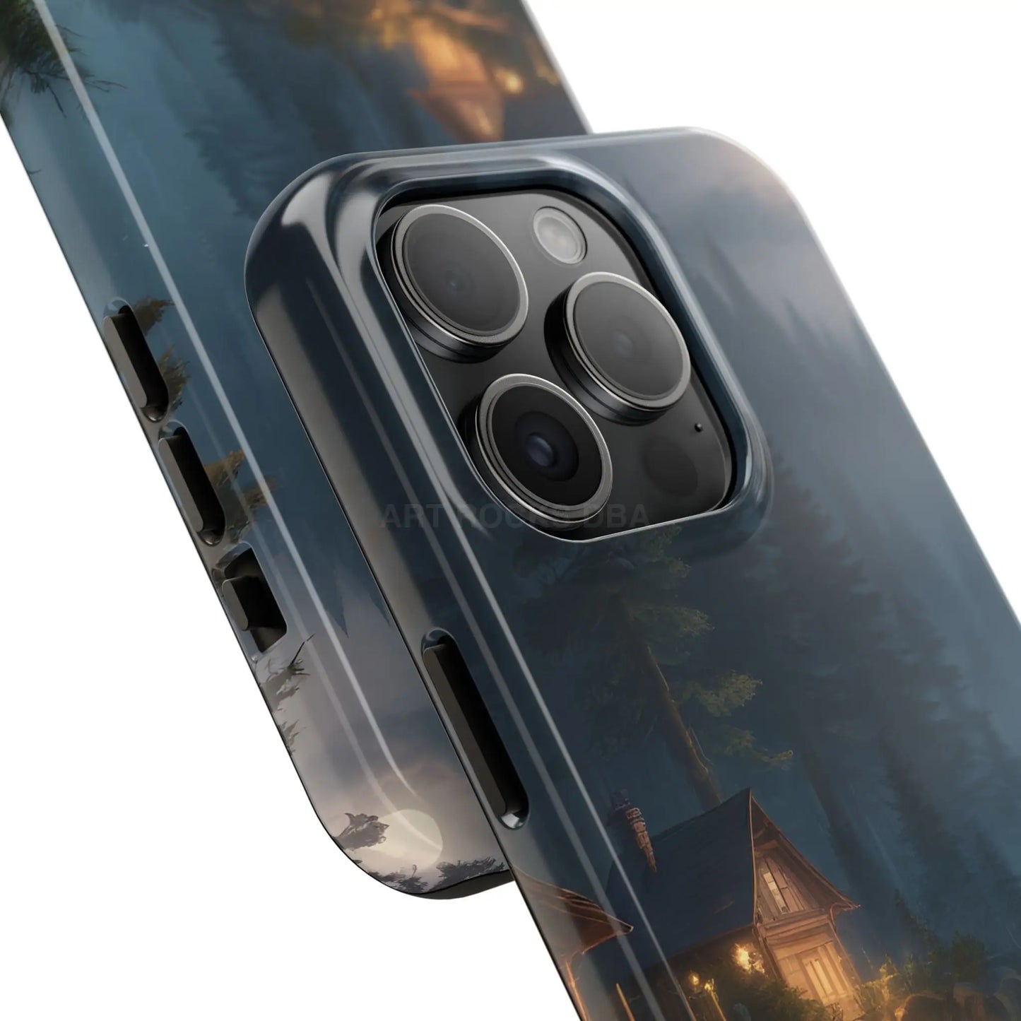 Cabin In The Woods Tough Phone Cases - Adventure Ready Gift for Hikers Forest Lovers Cozy Vibe - Phone Case