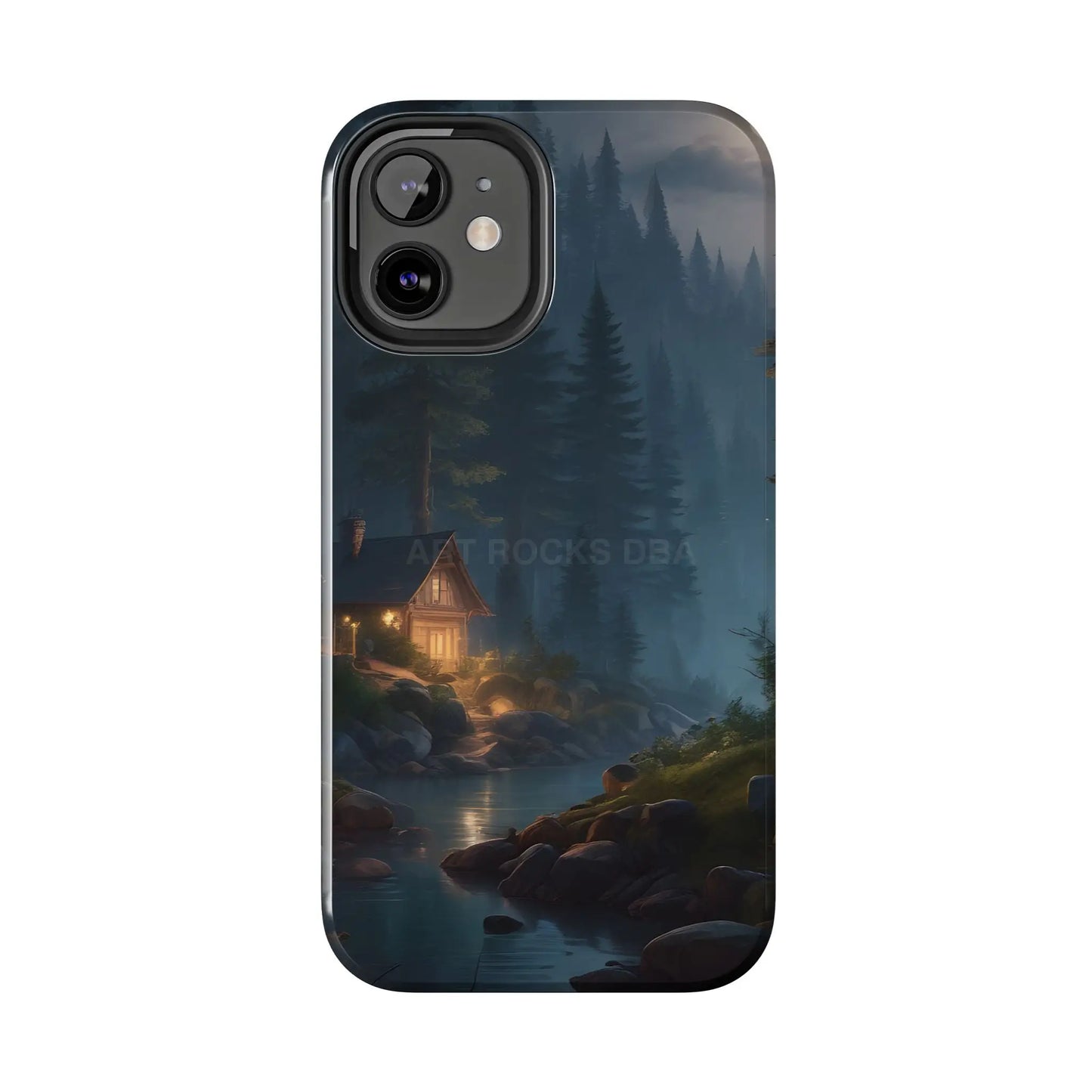 Cabin In The Woods Tough Phone Cases - Adventure Ready Gift for Hikers Forest Lovers Cozy Vibe - Phone Case