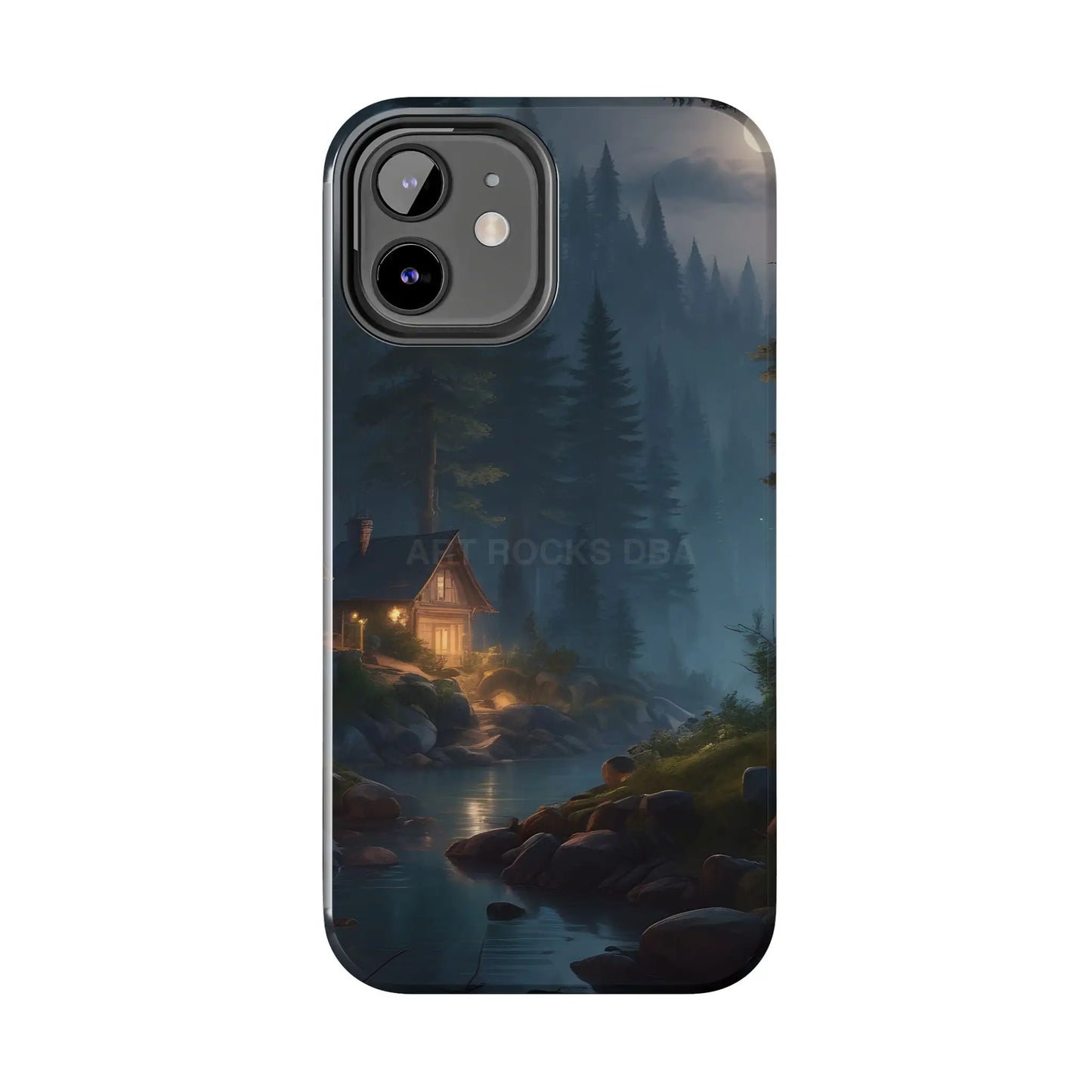 Cabin In The Woods Tough Phone Cases - Adventure Ready Gift for Hikers Forest Lovers Cozy Vibe - Phone Case