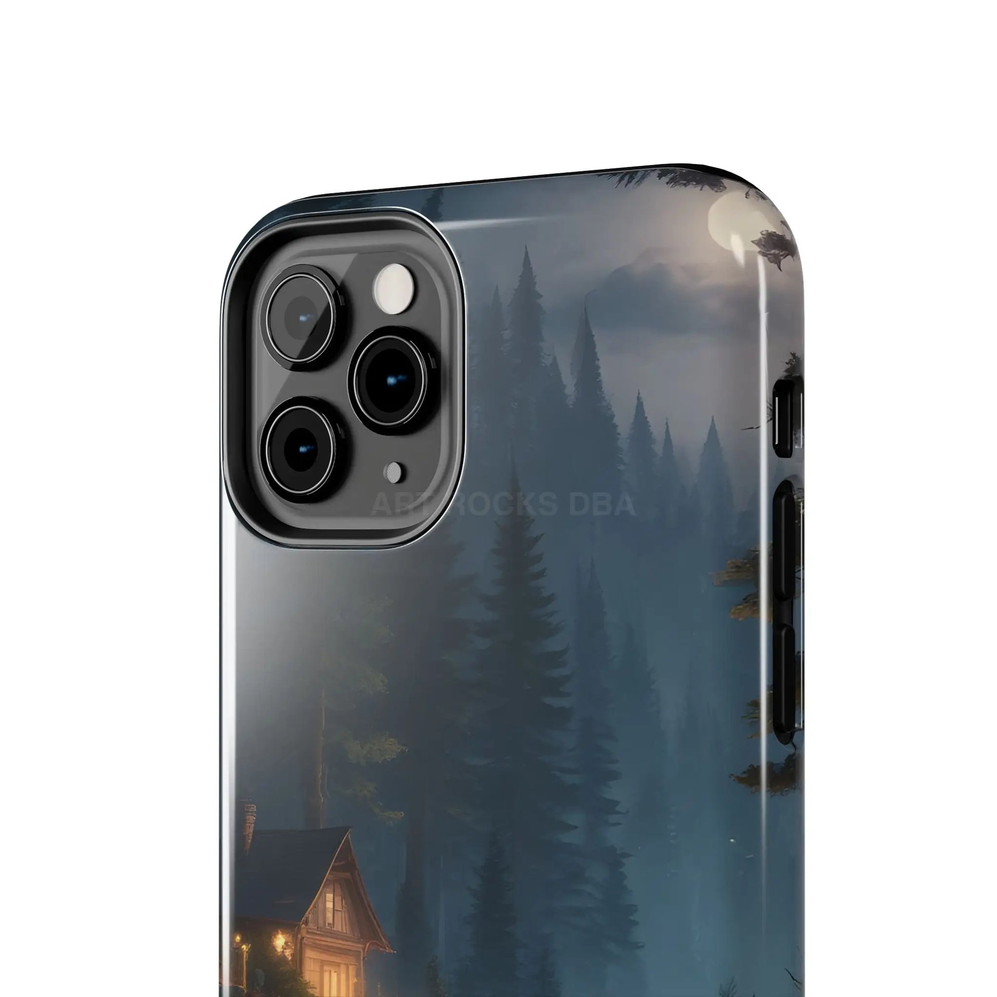 Cabin In The Woods Tough Phone Cases - Adventure Ready Gift for Hikers Forest Lovers Cozy Vibe - Phone Case