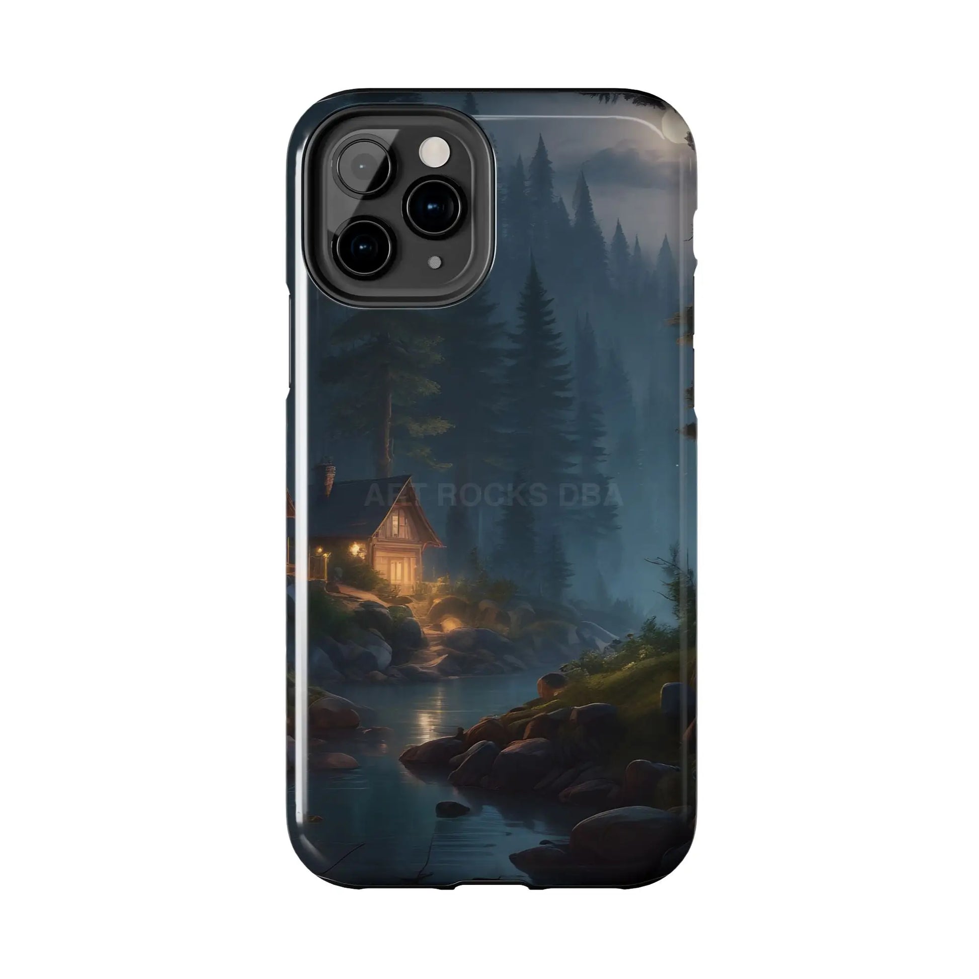 Cabin In The Woods Tough Phone Cases - Adventure Ready Gift for Hikers Forest Lovers Cozy Vibe - Phone Case