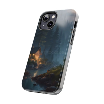 Cabin In The Woods Tough Phone Cases - Adventure Ready Gift for Hikers Forest Lovers Cozy Vibe - Phone Case