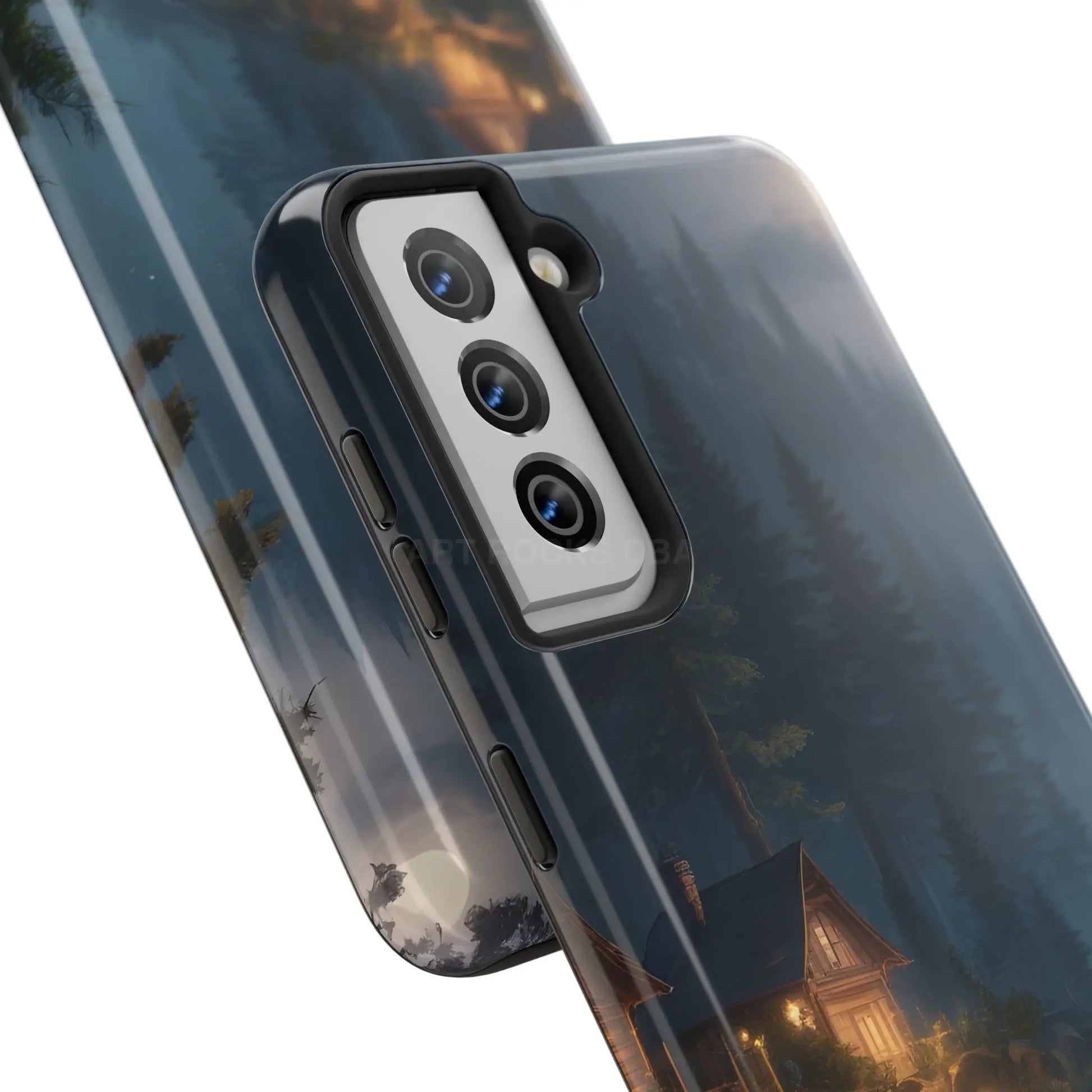 Cabin In The Woods Tough Phone Cases - Adventure Ready Gift for Hikers Forest Lovers Cozy Vibe - Phone Case