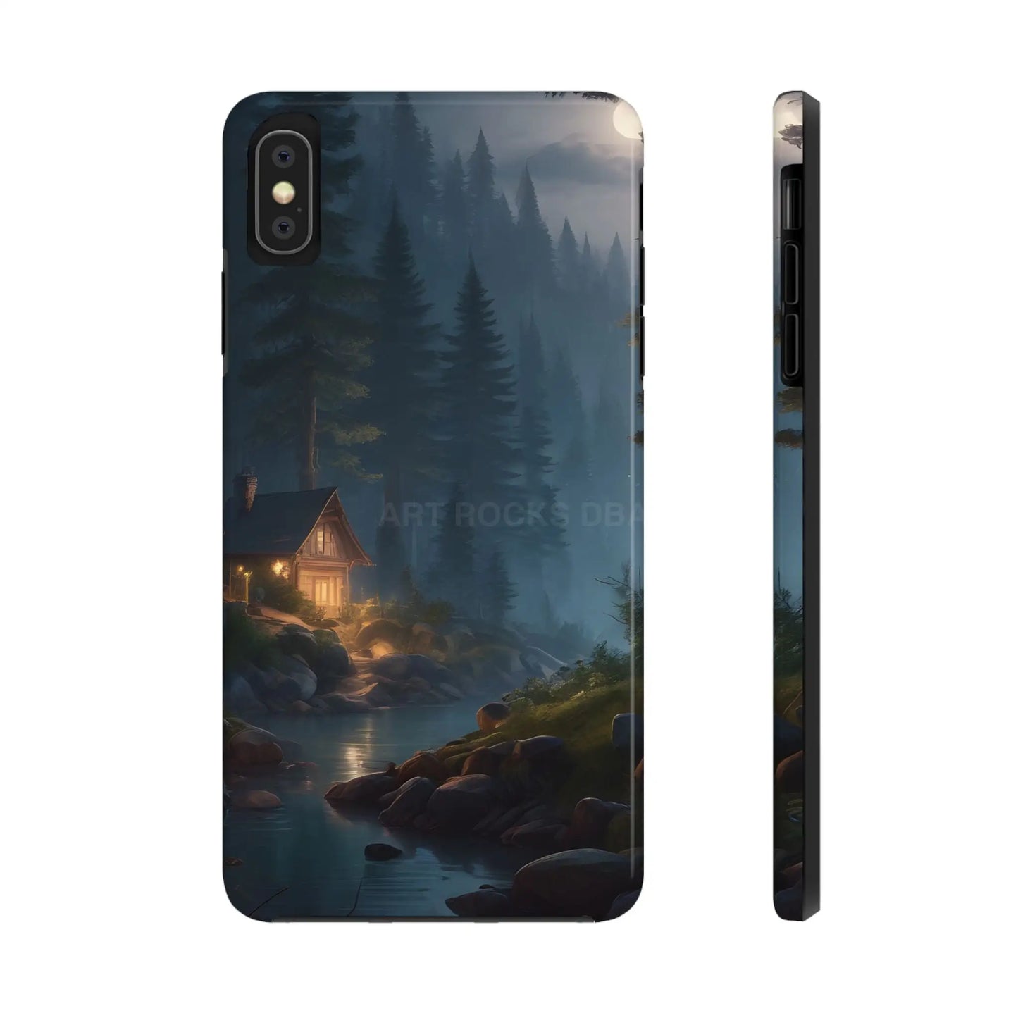 Cabin In The Woods Tough Phone Cases - Adventure Ready Gift for Hikers Forest Lovers Cozy Vibe - iPhone XS MAX - Phone