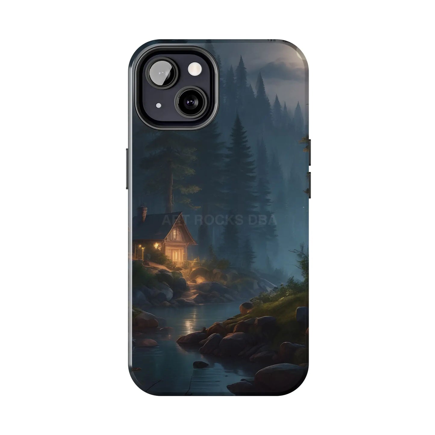 Cabin In The Woods Tough Phone Cases - Adventure Ready Gift for Hikers Forest Lovers Cozy Vibe - Phone Case
