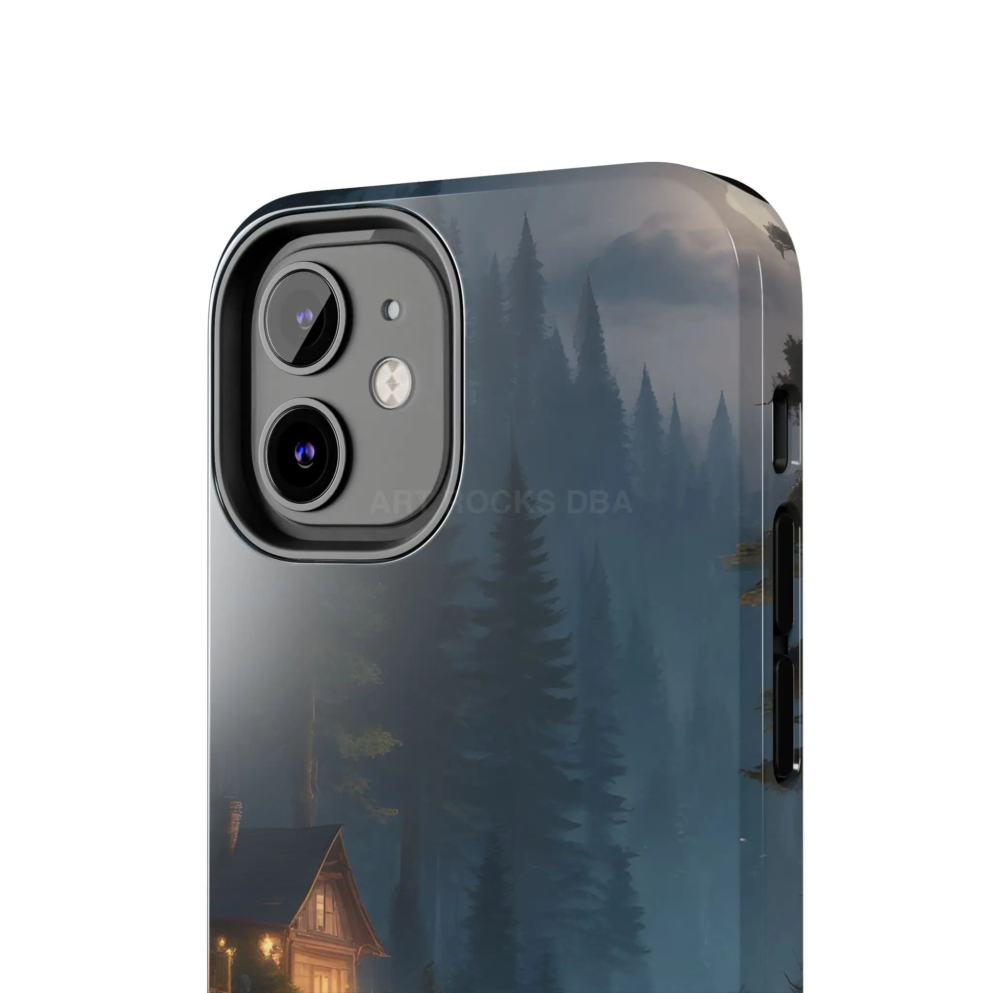 Cabin In The Woods Tough Phone Cases - Adventure Ready Gift for Hikers Forest Lovers Cozy Vibe - Phone Case