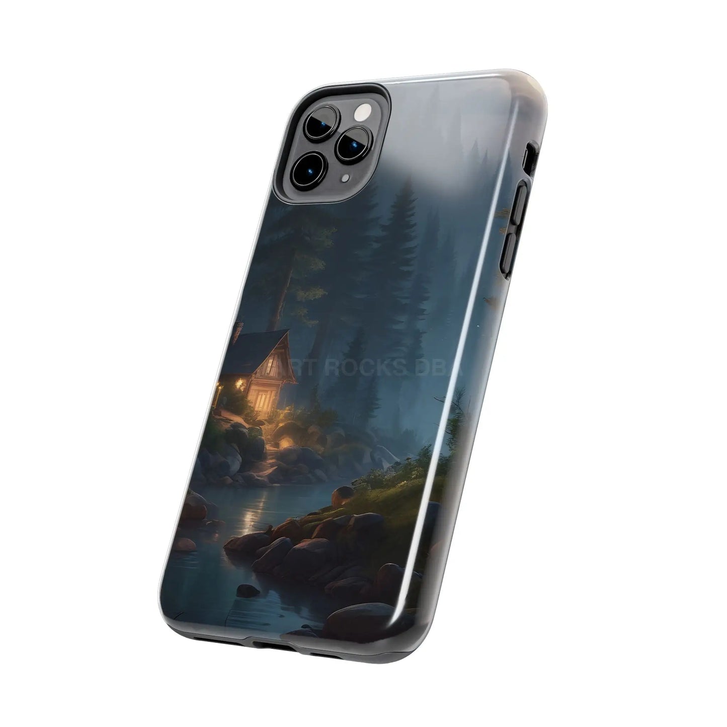 Cabin In The Woods Tough Phone Cases - Adventure Ready Gift for Hikers Forest Lovers Cozy Vibe - Phone Case