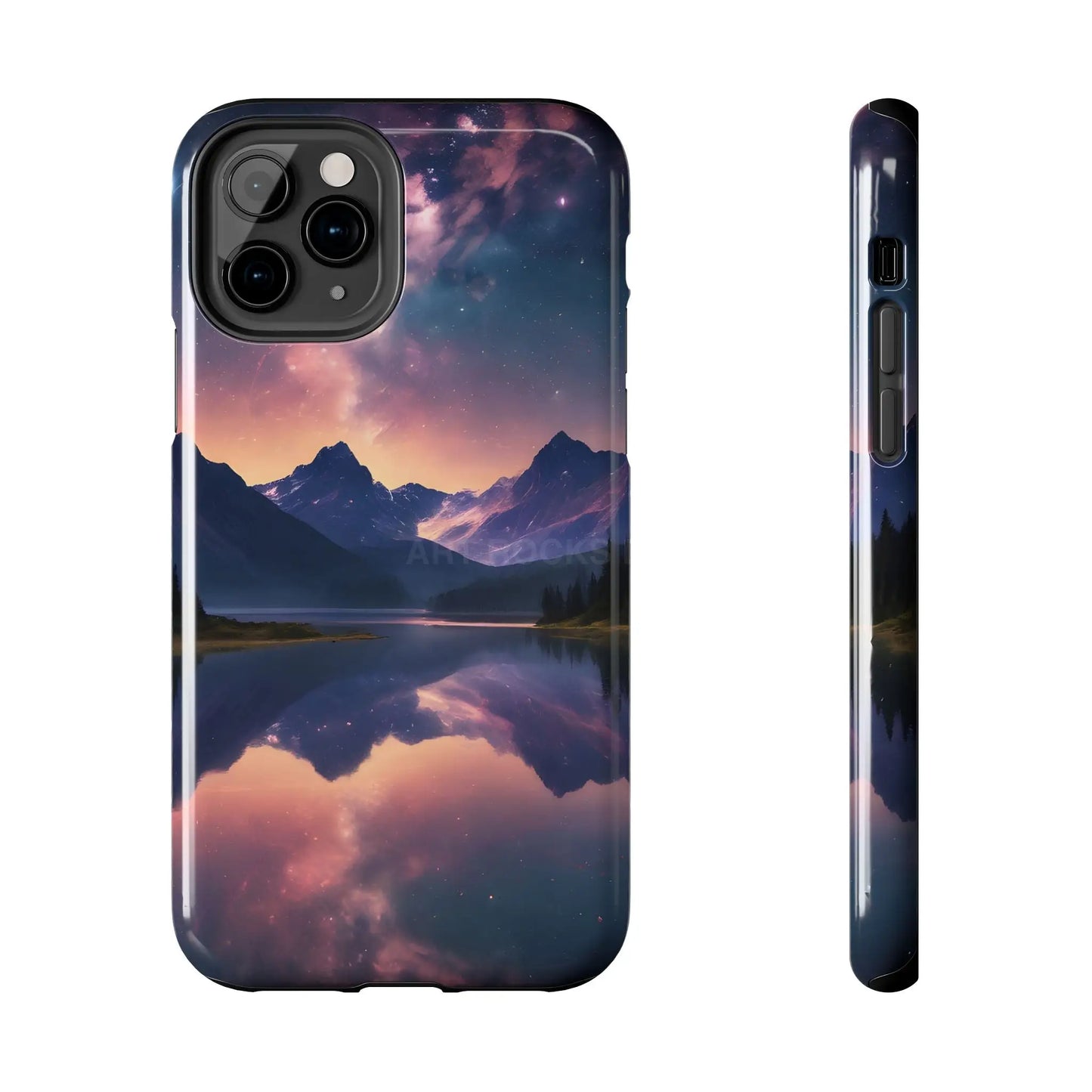 Calm Lake Reflecting the Stars Tough Phone Case - iPhone 11 Pro - Phone Case