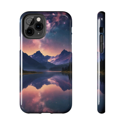 Calm Lake Reflecting the Stars Tough Phone Case - iPhone 11 Pro - Phone Case