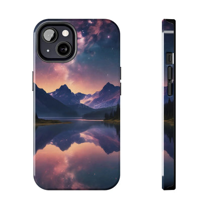 Calm Lake Reflecting the Stars Tough Phone Case - iPhone 13 - Phone Case