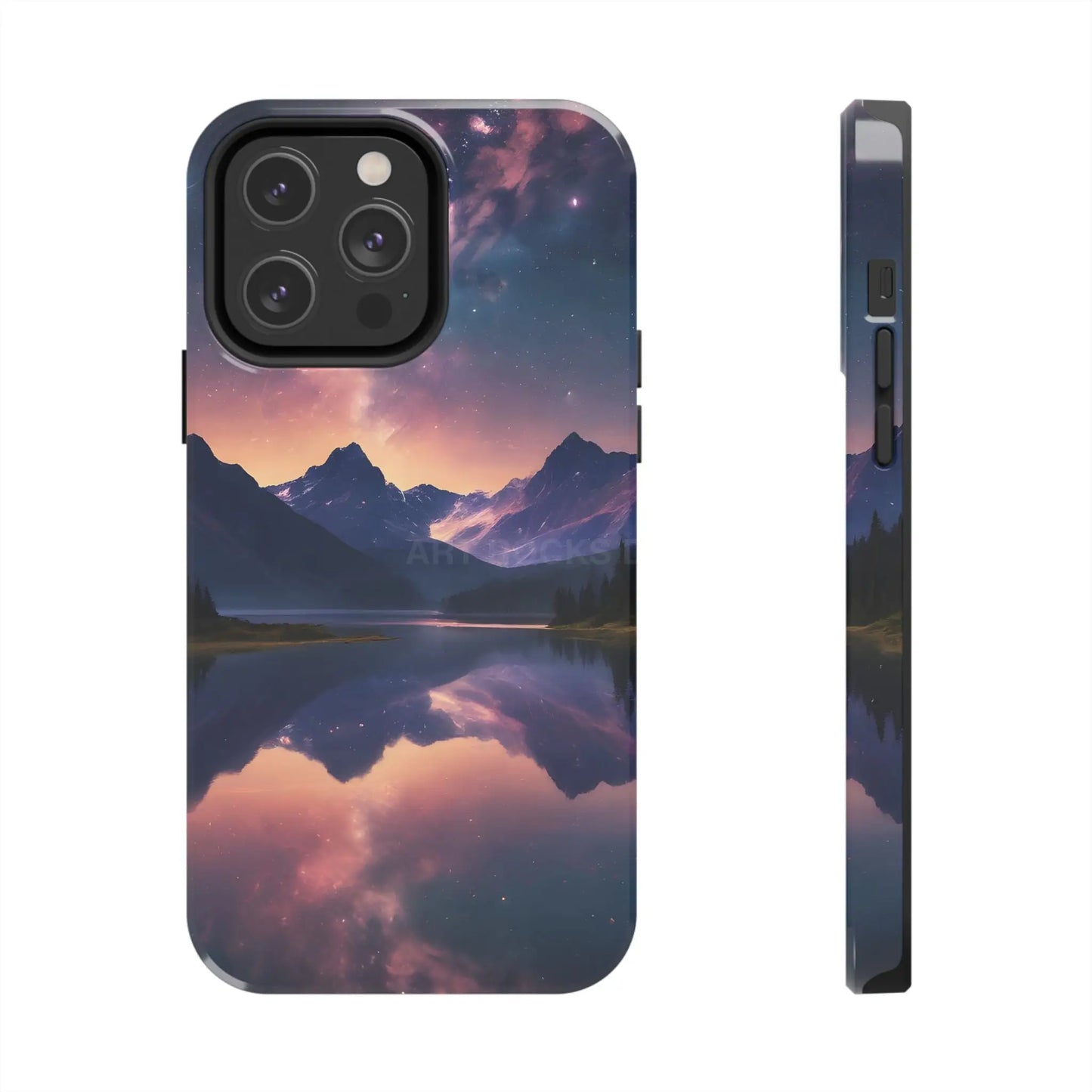 Calm Lake Reflecting the Stars Tough Phone Case - iPhone 14 Pro Max - Phone Case