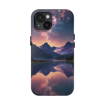 Calm Lake Reflecting the Stars Tough Phone Case - iPhone 15 - Phone Case