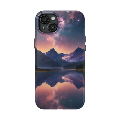 Calm Lake Reflecting the Stars Tough Phone Case - iPhone 15 Plus - Phone Case