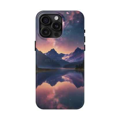 Calm Lake Reflecting the Stars Tough Phone Case - iPhone 15 Pro Max - Phone Case