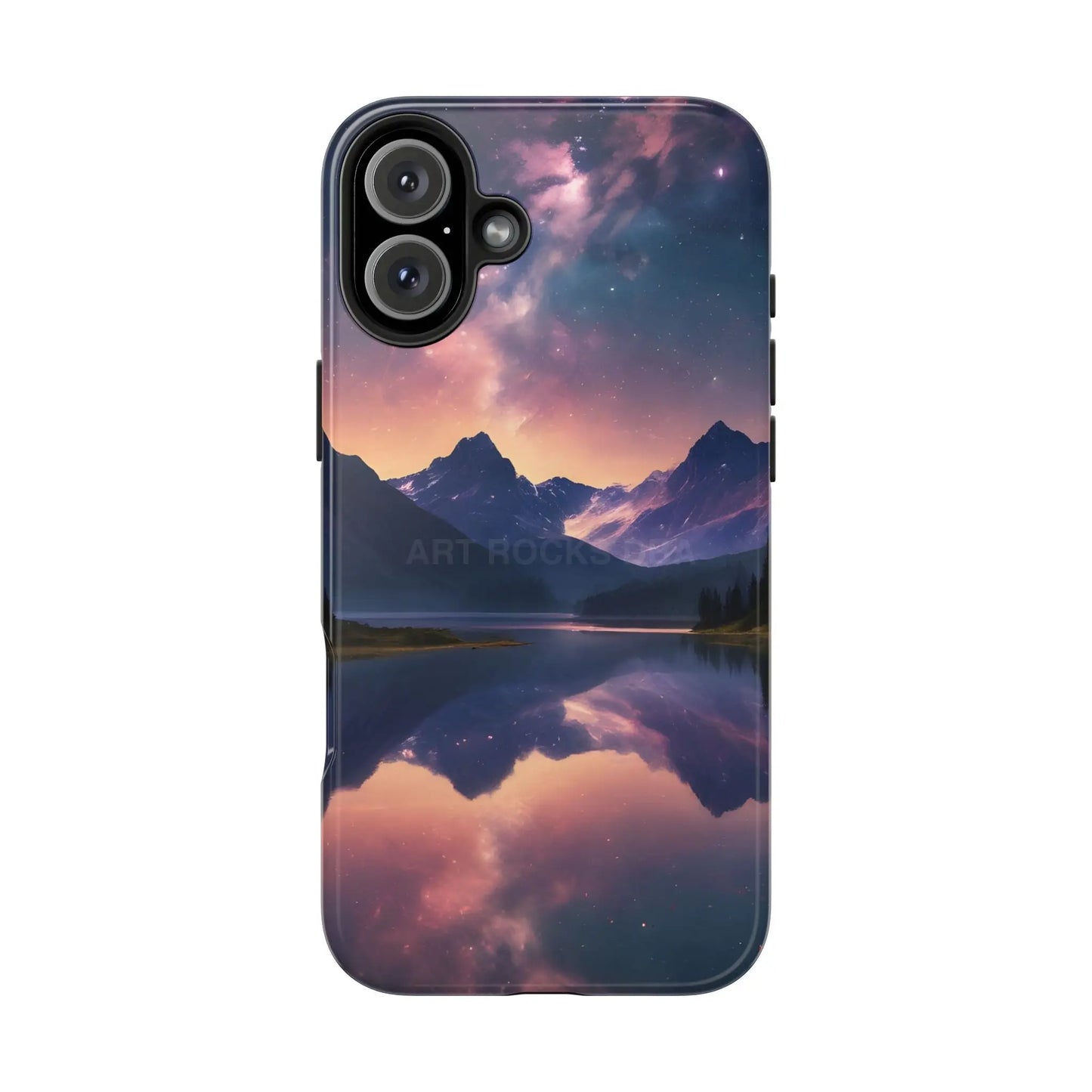 Calm Lake Reflecting the Stars Tough Phone Case - iPhone 16 Plus - Phone Case