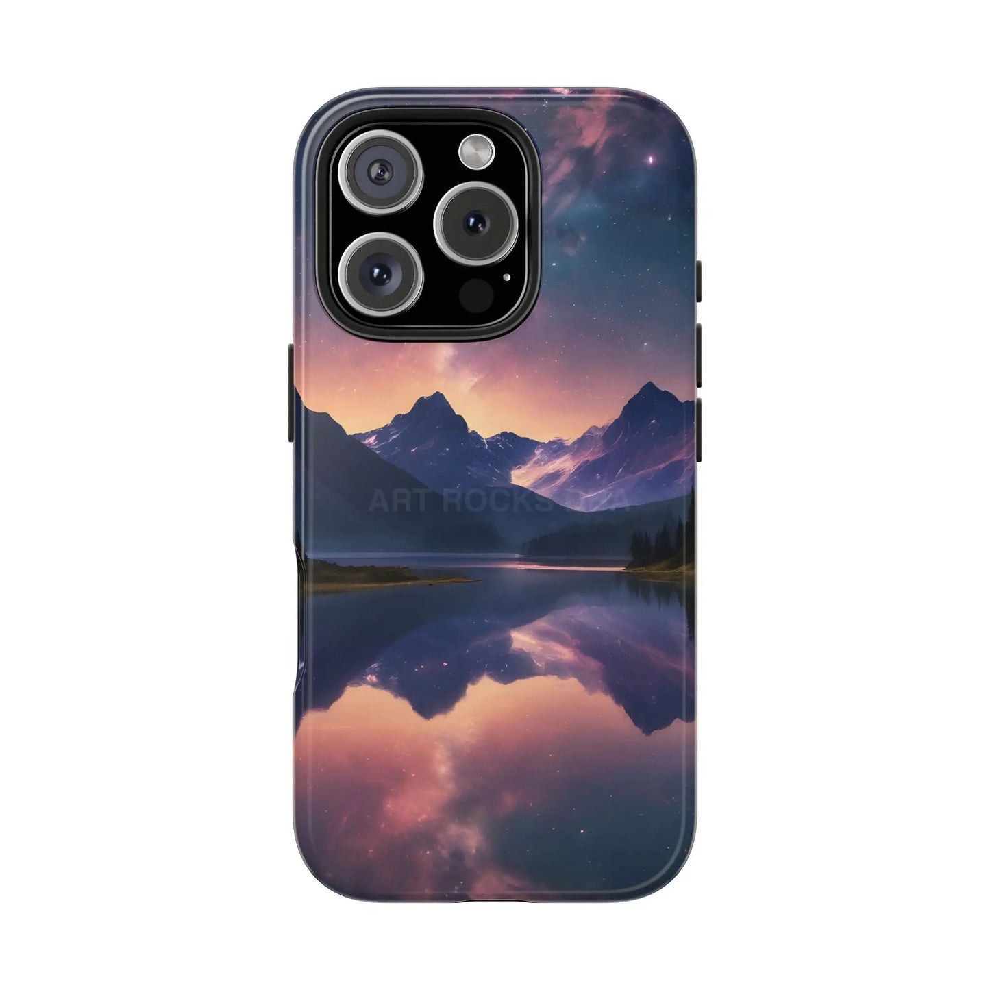 Calm Lake Reflecting the Stars Tough Phone Case - iPhone 16 Pro - Phone Case