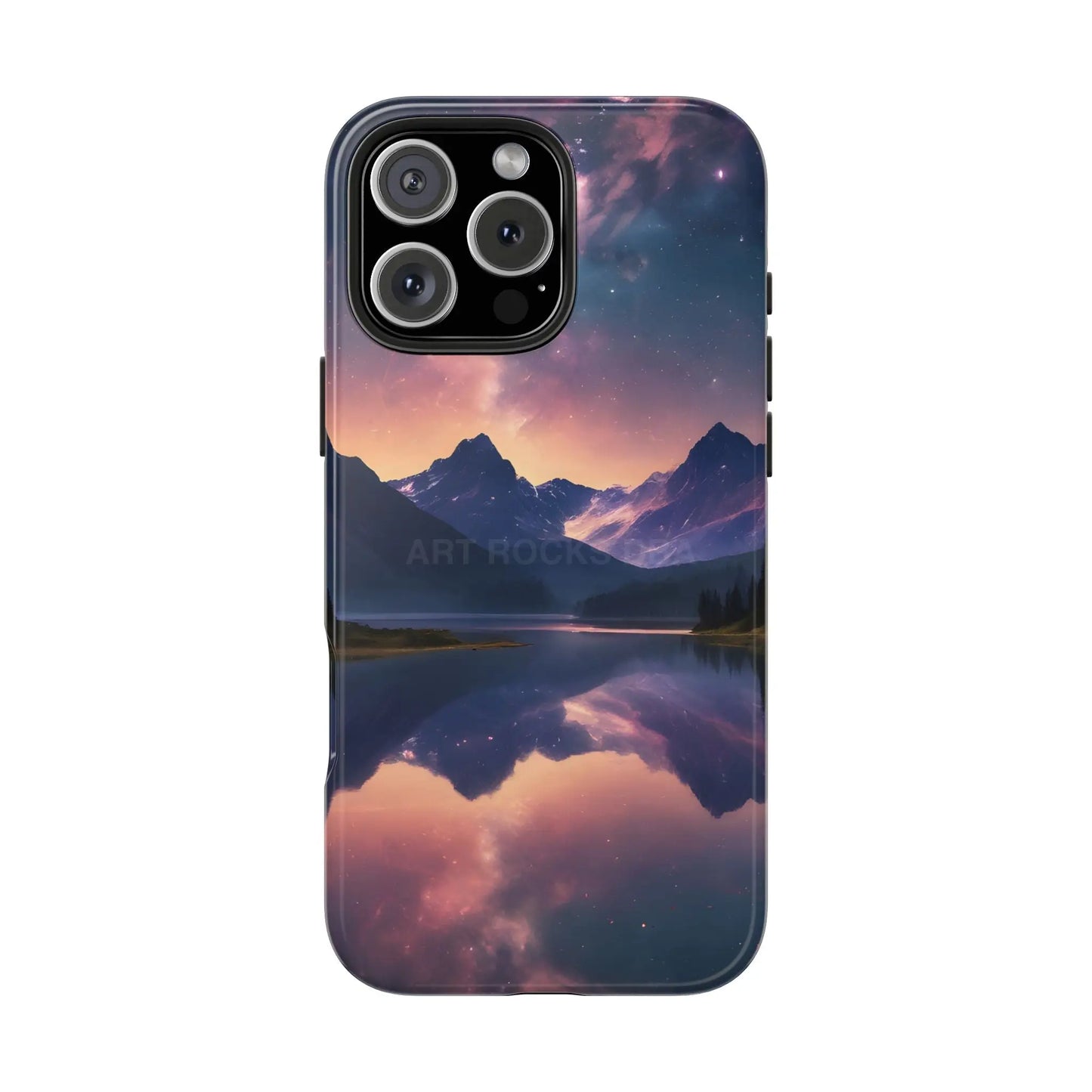 Calm Lake Reflecting the Stars Tough Phone Case - iPhone 16 Pro Max - Phone Case