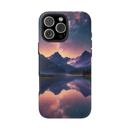 Calm Lake Reflecting the Stars Tough Phone Case - iPhone 16 Pro Max - Phone Case
