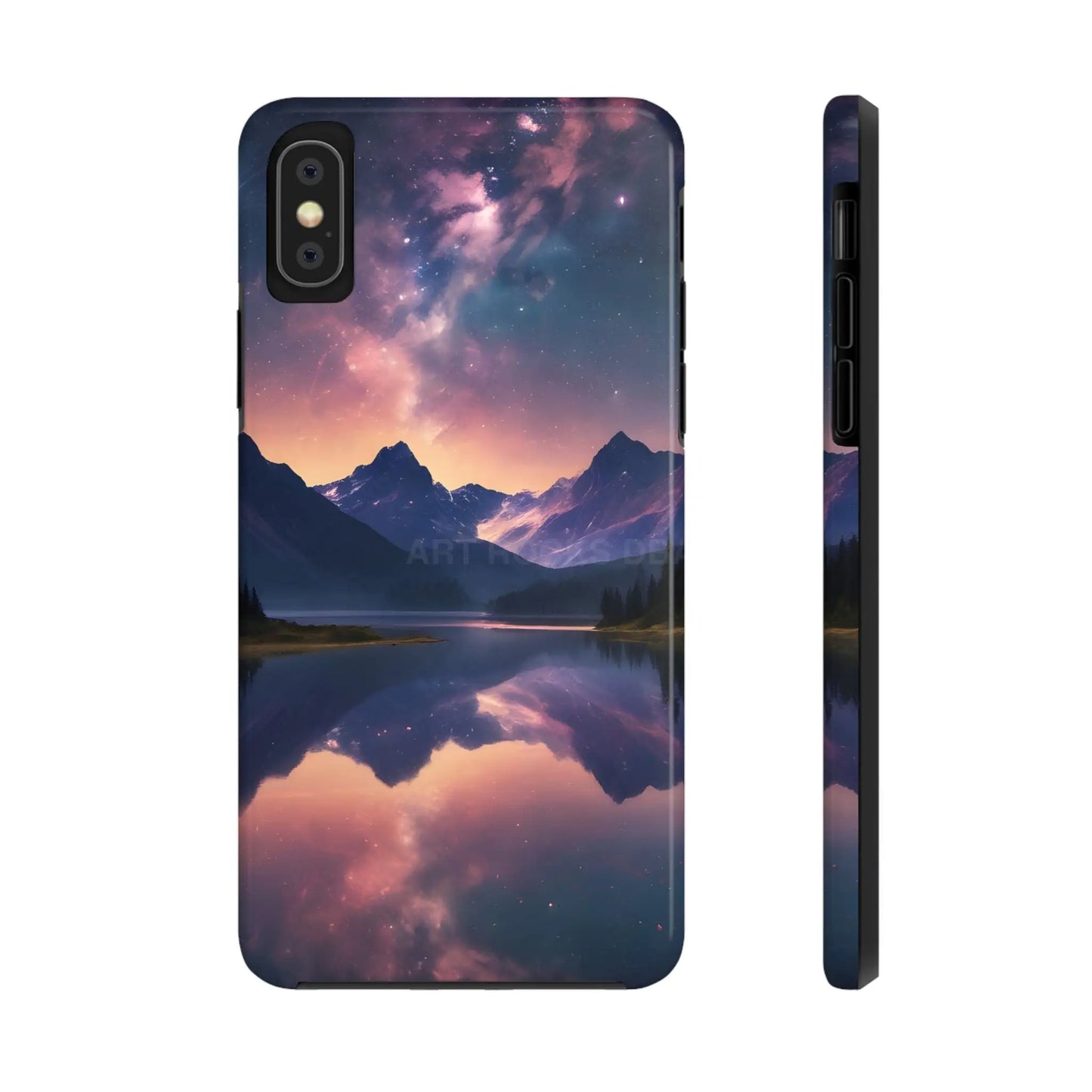 Calm Lake Reflecting the Stars Tough Phone Case - iPhone X - Phone Case