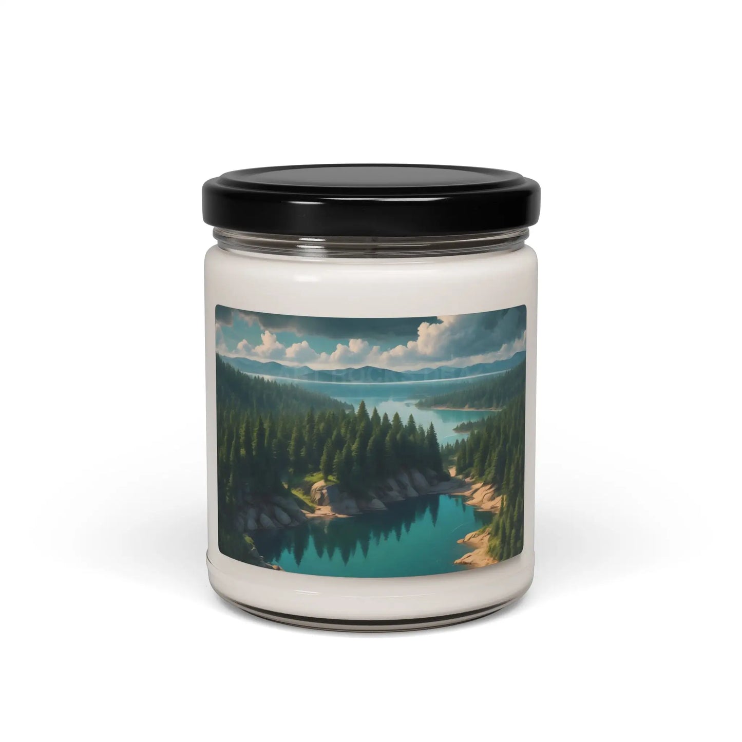 Calm Lake Scented Soy Candle | Eco-Friendly Aromatherapy Gift | Natural Fragrance for Relaxation Home Decor Spa