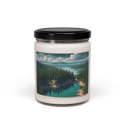 Calm Lake Scented Soy Candle | Eco-Friendly Aromatherapy Gift | Natural Fragrance for Relaxation Home Decor Spa