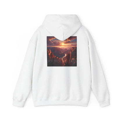 Canyon Hooded Sweatshirt - Cozy Unisex Sweatshirt for Artists Gift for Art Lovers Casual Wear Unique Graphic Hoodie