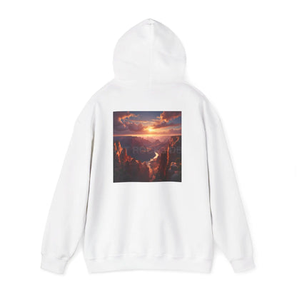 Canyon Hooded Sweatshirt - Cozy Unisex Sweatshirt for Artists Gift for Art Lovers Casual Wear Unique Graphic Hoodie