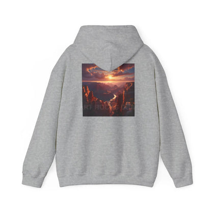 Canyon Hooded Sweatshirt - Cozy Unisex Sweatshirt for Artists Gift for Art Lovers Casual Wear Unique Graphic Hoodie