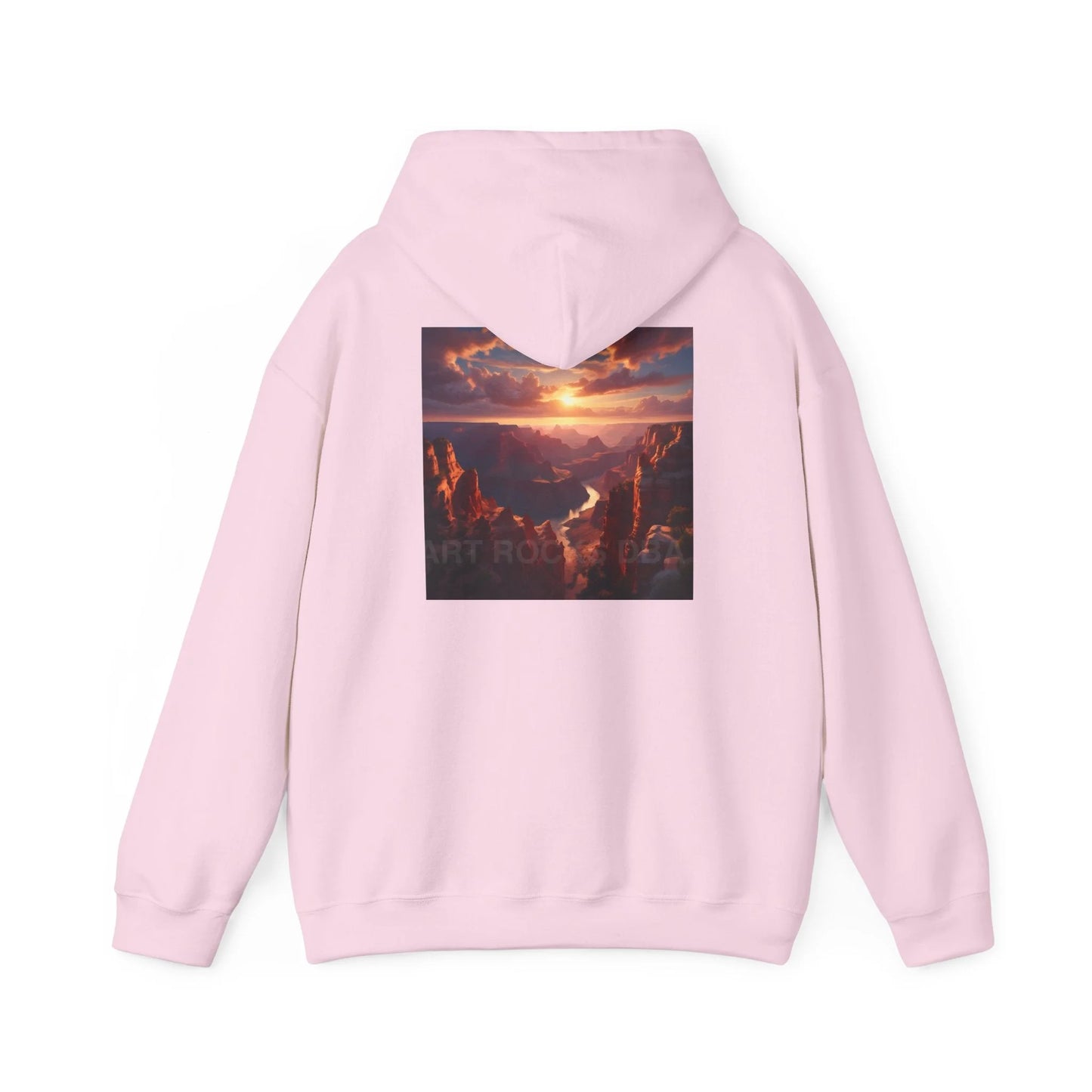 Canyon Hooded Sweatshirt - Cozy Unisex Sweatshirt for Artists Gift for Art Lovers Casual Wear Unique Graphic Hoodie