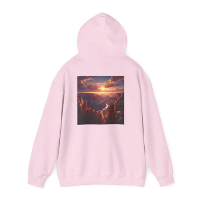Canyon Hooded Sweatshirt - Cozy Unisex Sweatshirt for Artists Gift for Art Lovers Casual Wear Unique Graphic Hoodie