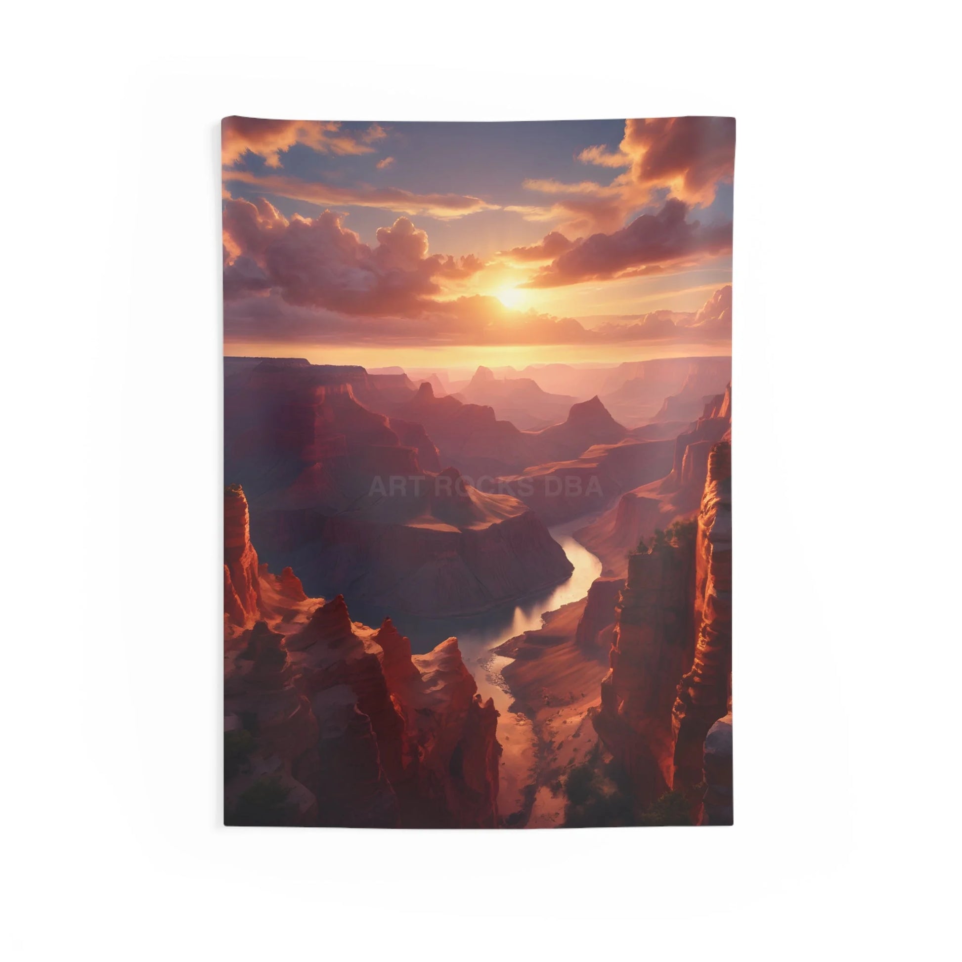 Canyon Sunset Tapestry Boho Wall Decor Nature Art Hanging Room Aesthetic Gift for Nature Lovers Cozy Home Accents