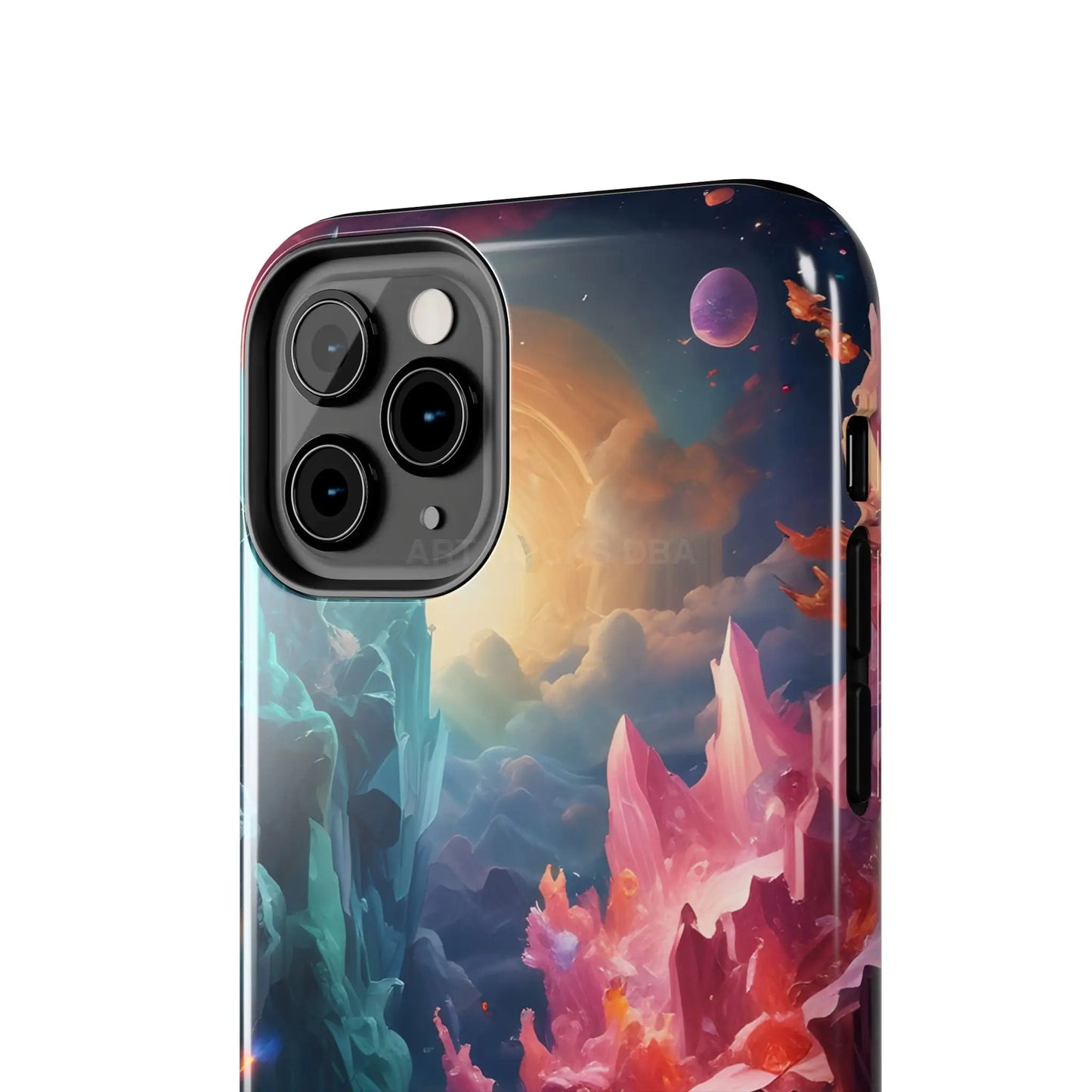 Celestial Crystal World Tough Phone Cases | Galaxy Art | Unique Phone Covers | Space-Themed Accessories | Gifts