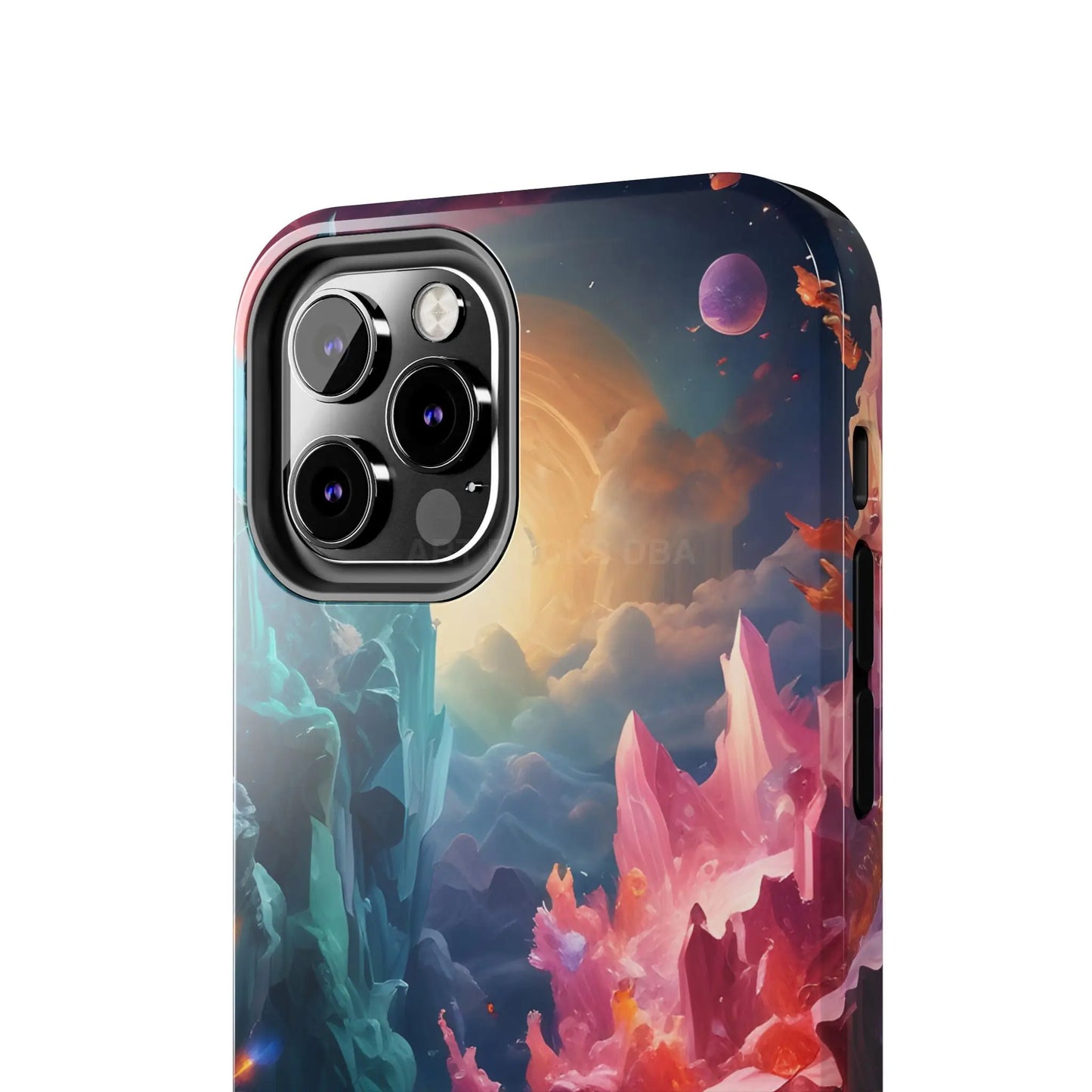 Celestial Crystal World Tough Phone Cases | Galaxy Art | Unique Phone Covers | Space-Themed Accessories | Gifts
