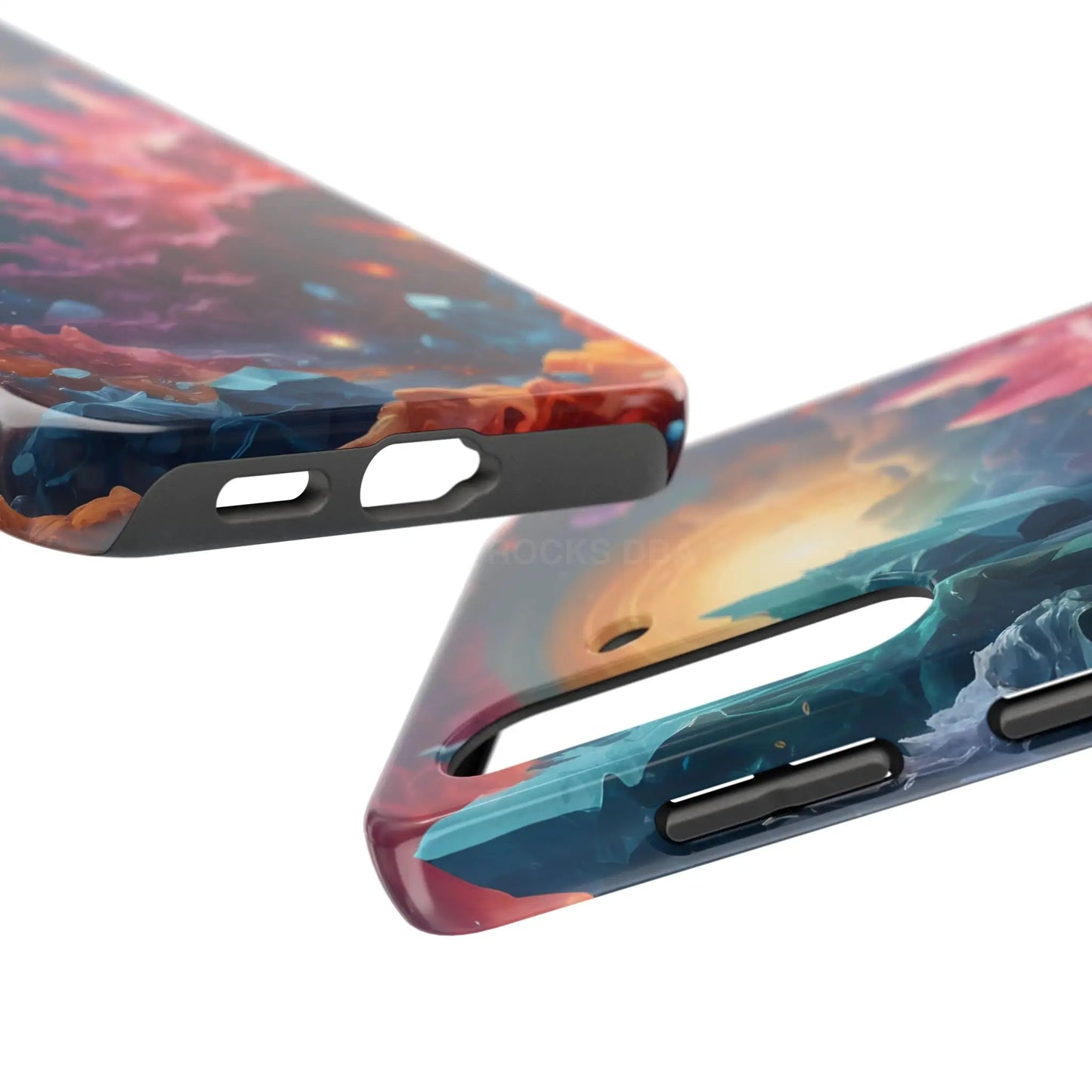 Celestial Crystal World Tough Phone Cases | Galaxy Art | Unique Phone Covers | Space-Themed Accessories | Gifts