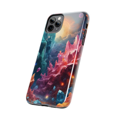 Celestial Crystal World Tough Phone Cases | Galaxy Art | Unique Phone Covers | Space-Themed Accessories | Gifts