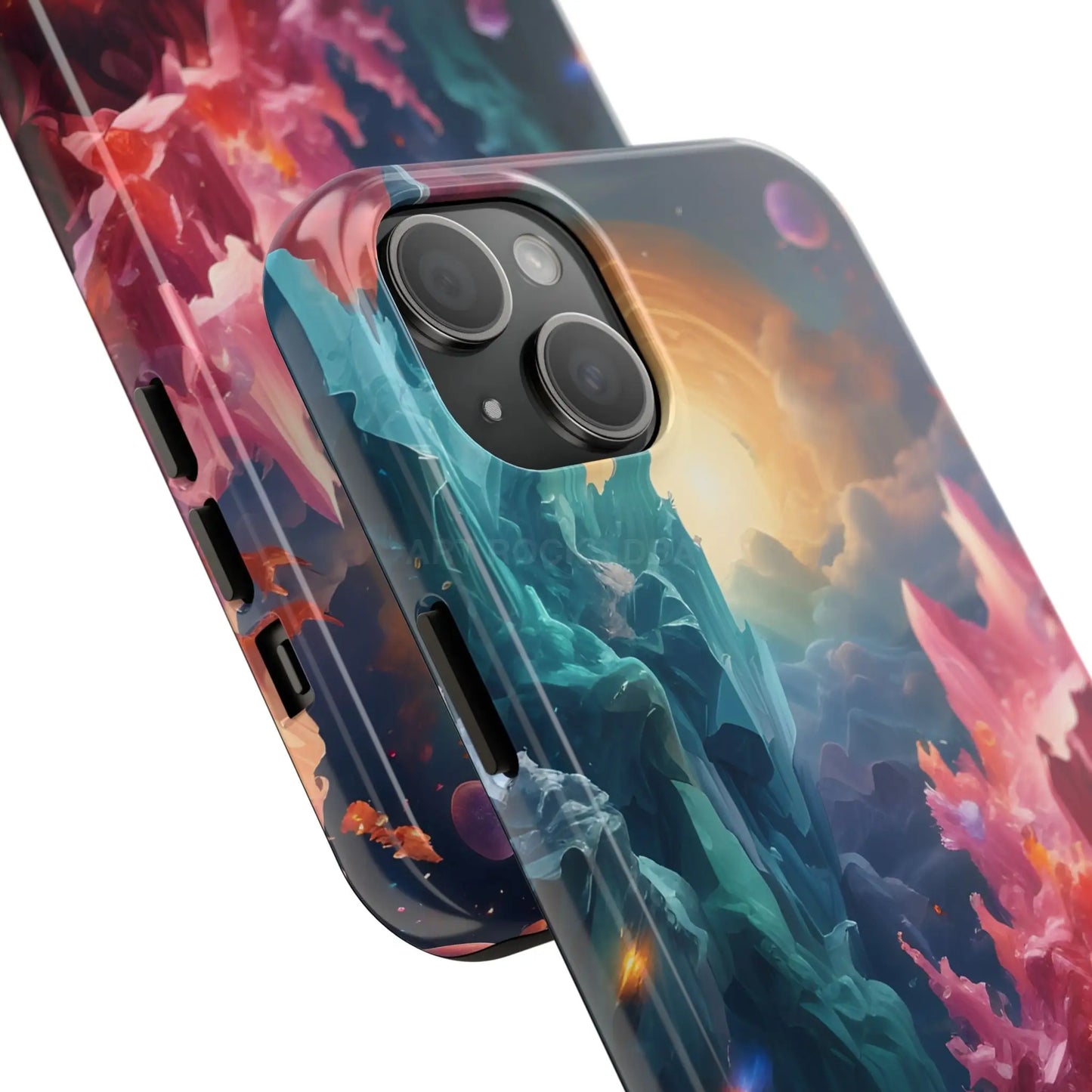 Celestial Crystal World Tough Phone Cases | Galaxy Art | Unique Phone Covers | Space-Themed Accessories | Gifts