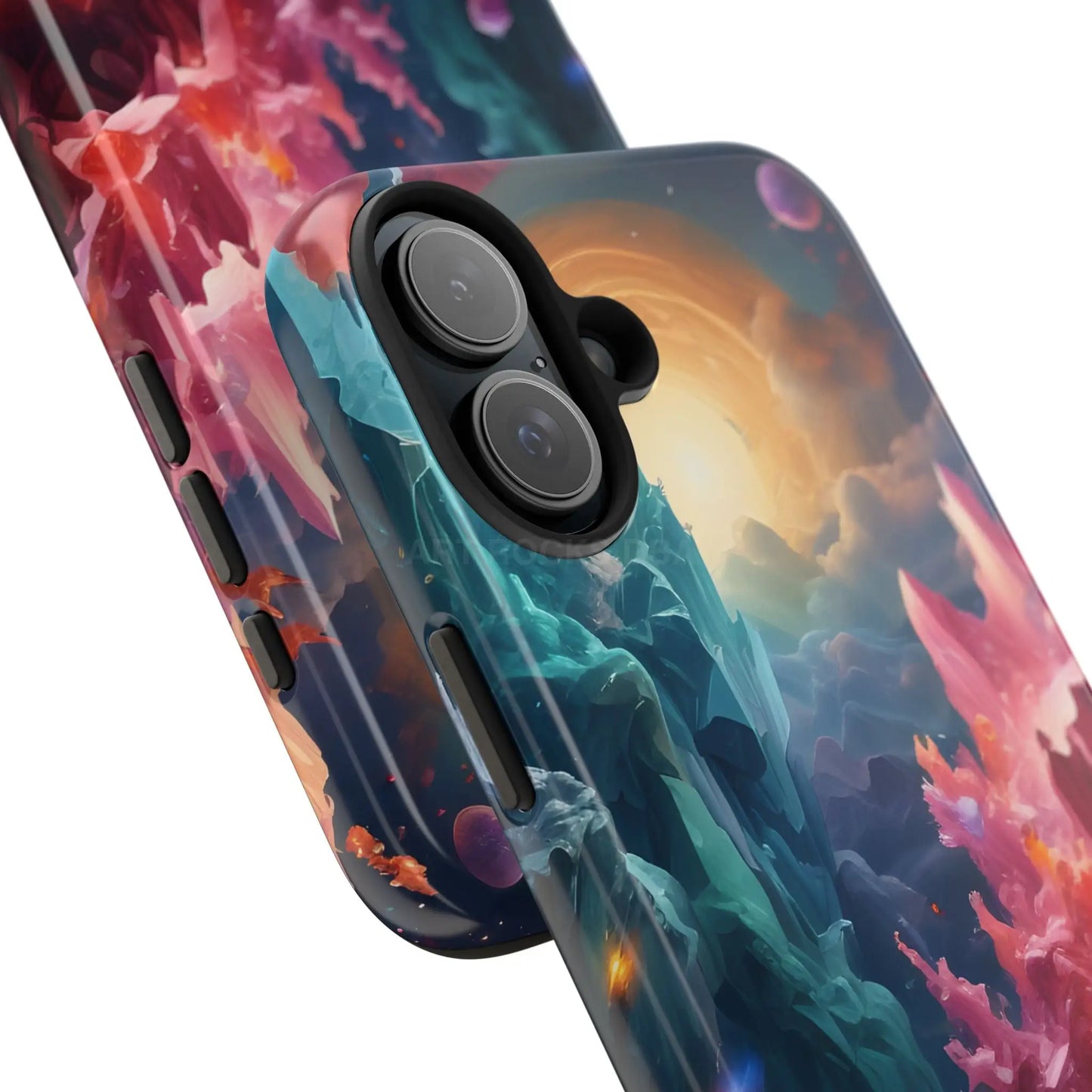 Celestial Crystal World Tough Phone Cases | Galaxy Art | Unique Phone Covers | Space-Themed Accessories | Gifts