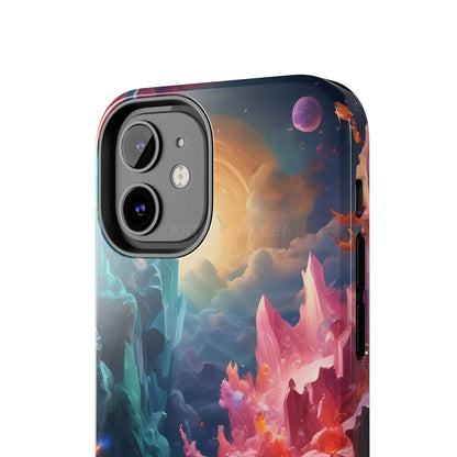 Celestial Crystal World Tough Phone Cases | Galaxy Art | Unique Phone Covers | Space-Themed Accessories | Gifts