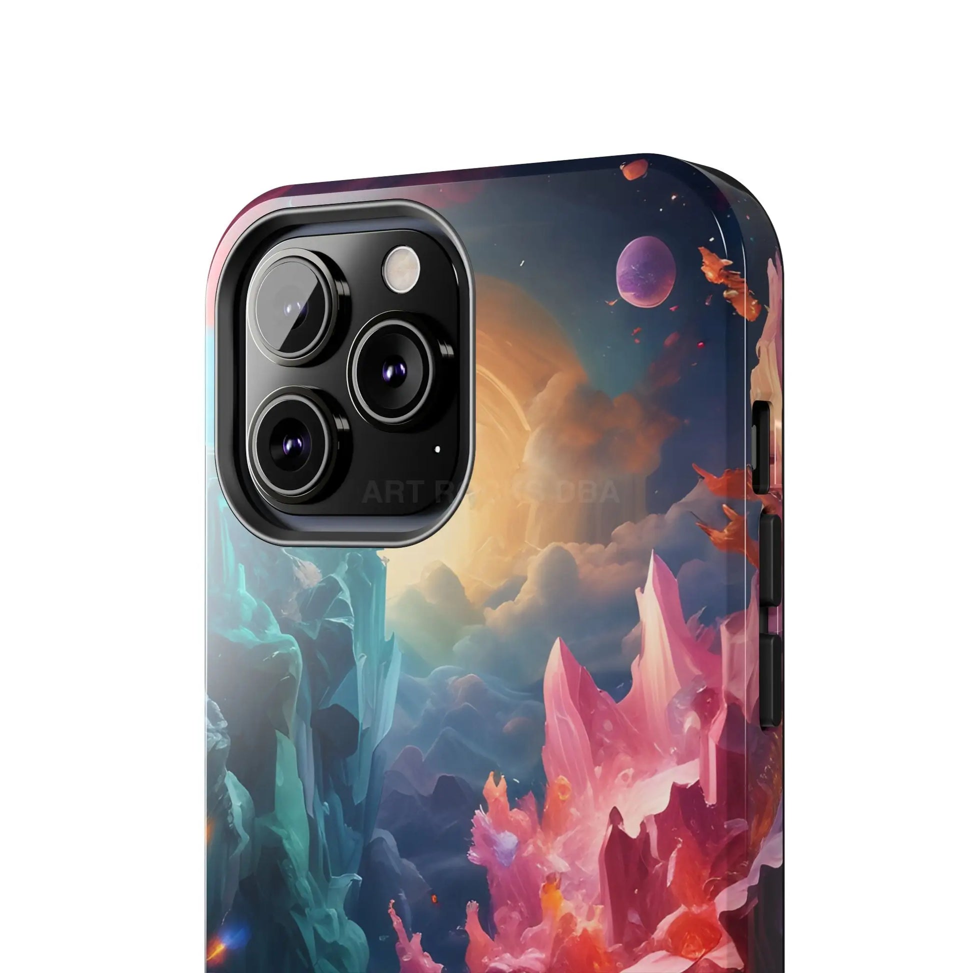 Celestial Crystal World Tough Phone Cases | Galaxy Art | Unique Phone Covers | Space-Themed Accessories | Gifts