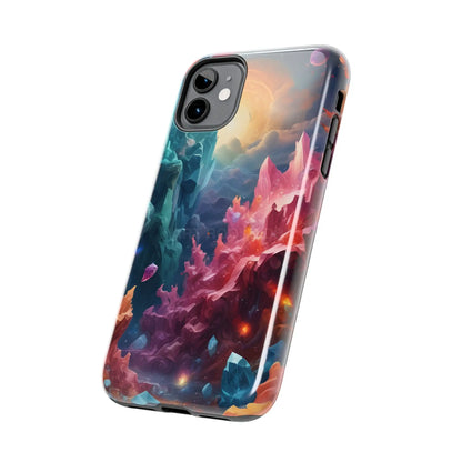 Celestial Crystal World Tough Phone Cases | Galaxy Art | Unique Phone Covers | Space-Themed Accessories | Gifts