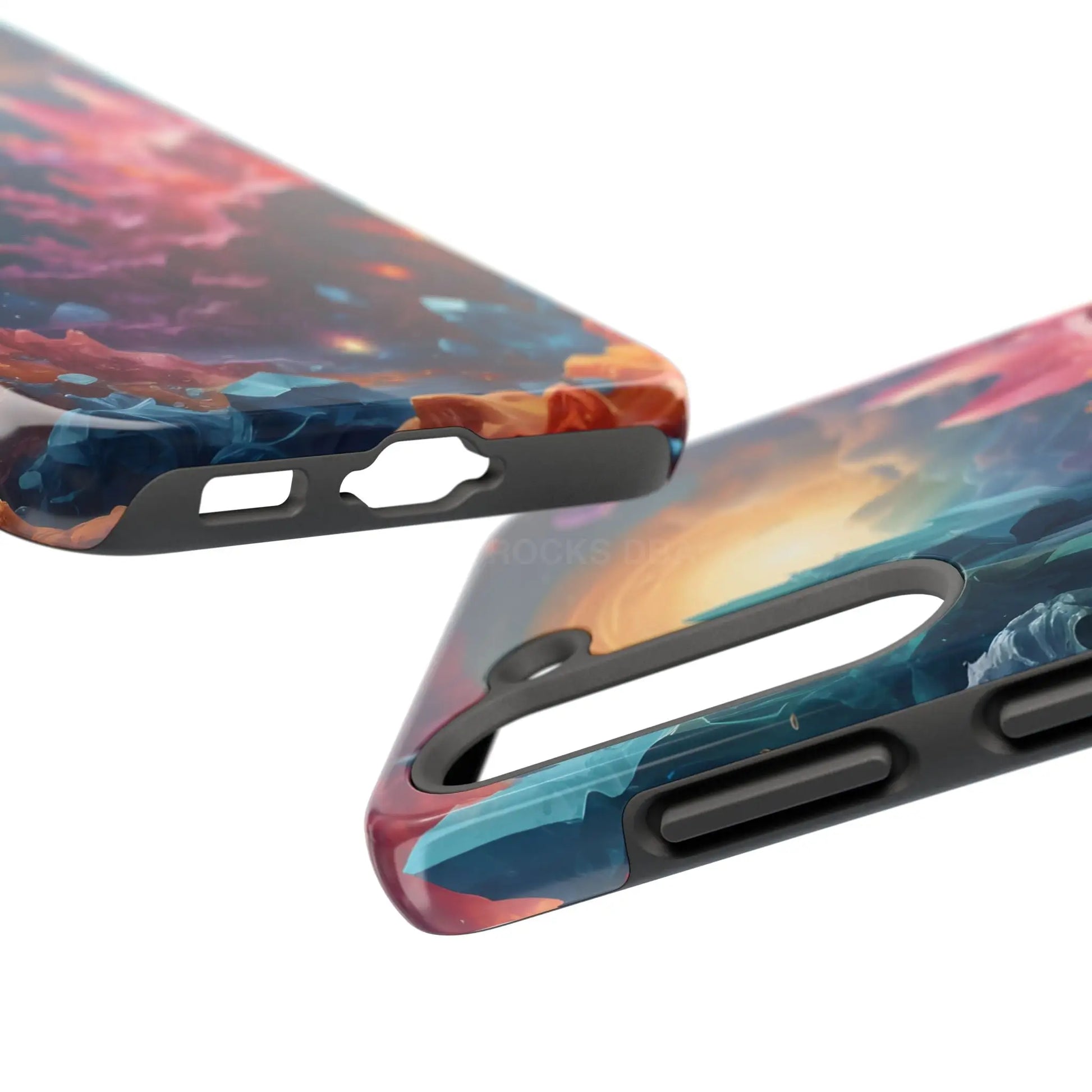 Celestial Crystal World Tough Phone Cases | Galaxy Art | Unique Phone Covers | Space-Themed Accessories | Gifts