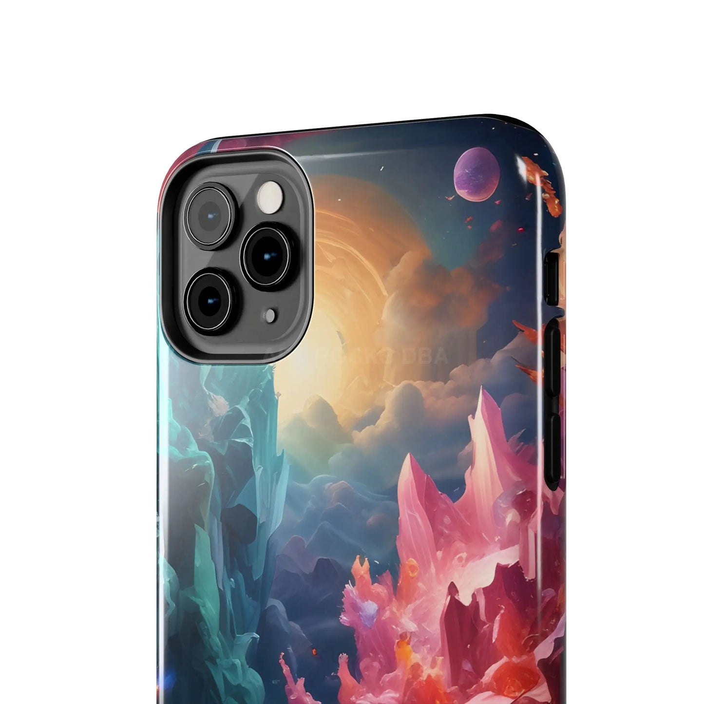 Celestial Crystal World Tough Phone Cases | Galaxy Art | Unique Phone Covers | Space-Themed Accessories | Gifts