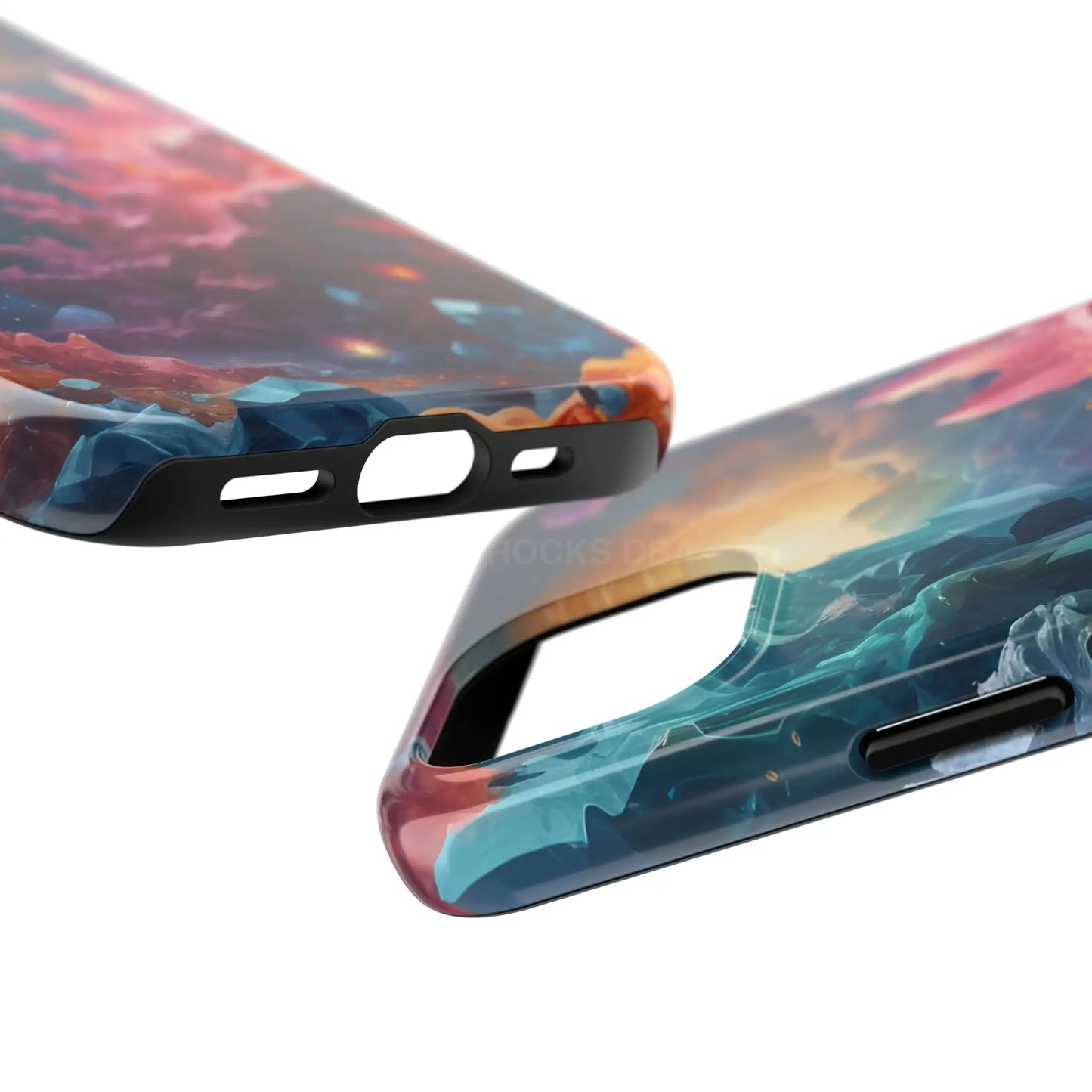 Celestial Crystal World Tough Phone Cases | Galaxy Art | Unique Phone Covers | Space-Themed Accessories | Gifts