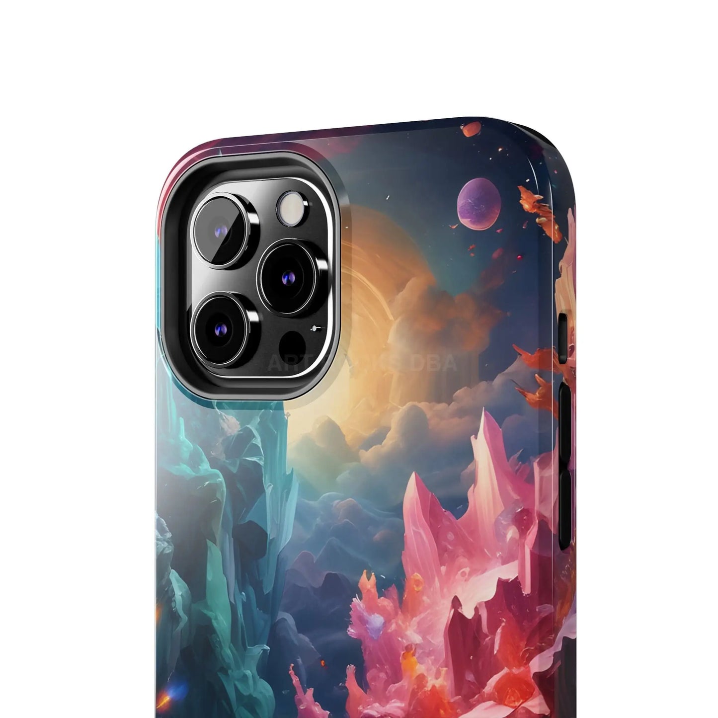 Celestial Crystal World Tough Phone Cases | Galaxy Art | Unique Phone Covers | Space-Themed Accessories | Gifts