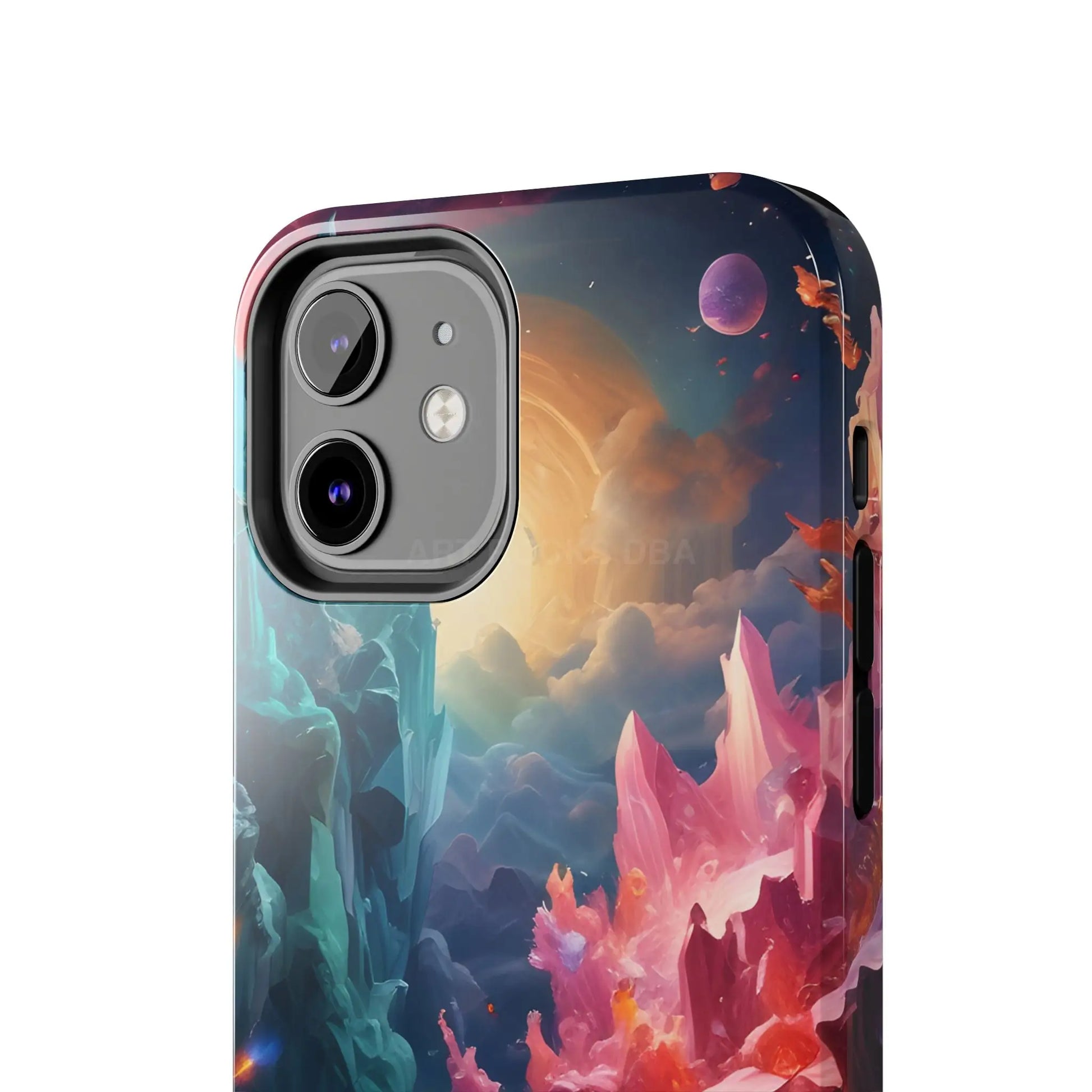 Celestial Crystal World Tough Phone Cases | Galaxy Art | Unique Phone Covers | Space-Themed Accessories | Gifts